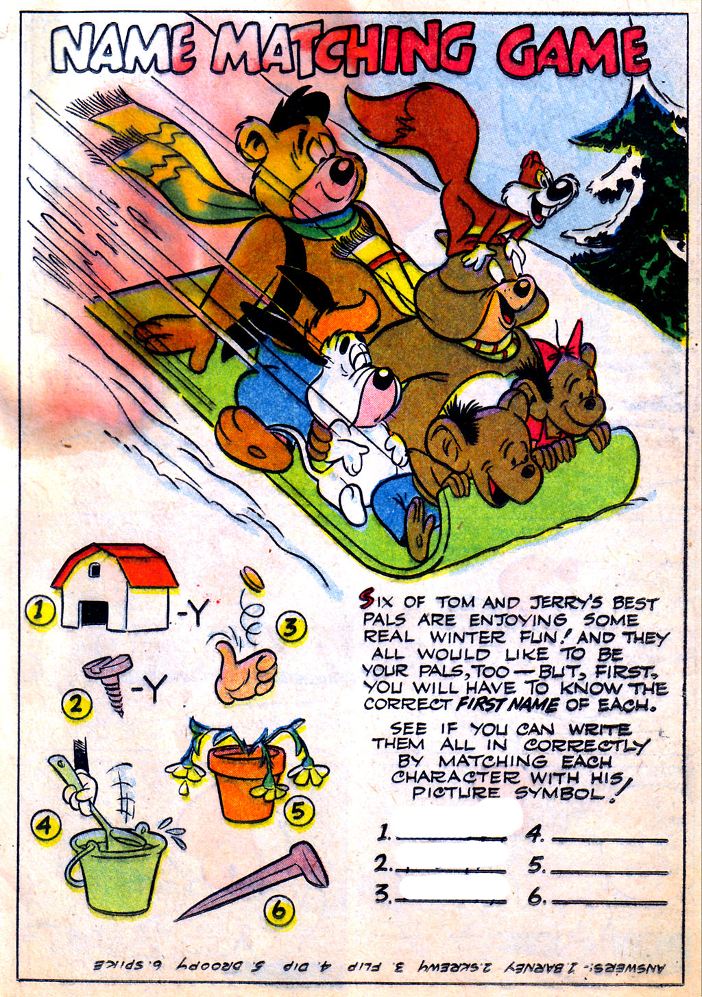 Read online M.G.M.'s Tom and Jerry's Winter Fun comic -  Issue #6 - 78