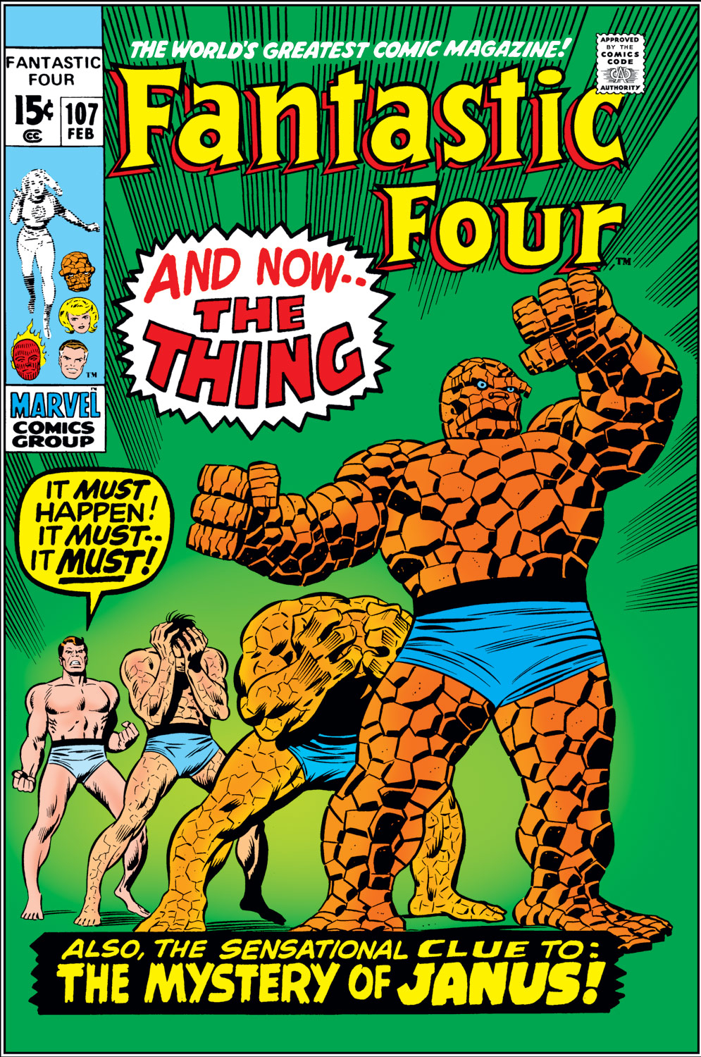 Read online Fantastic Four (1961) comic -  Issue #107 - 1