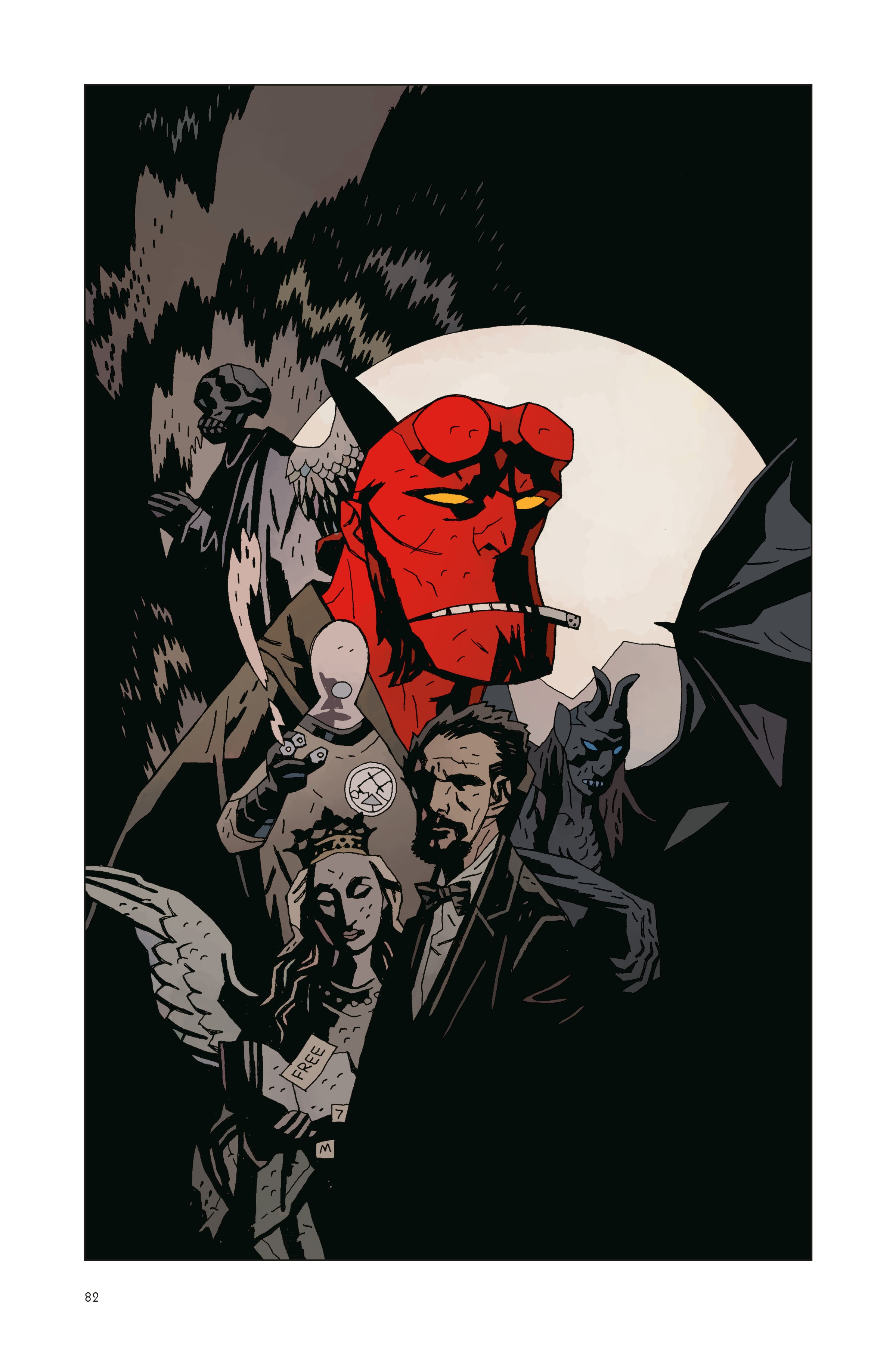 Read online Hellboy: 25 Years of Covers comic -  Issue # TPB (Part 1) - 84