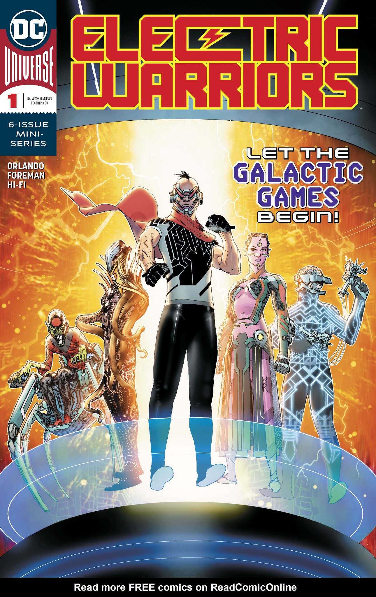 Read online Electric Warriors comic -  Issue #1 - 1