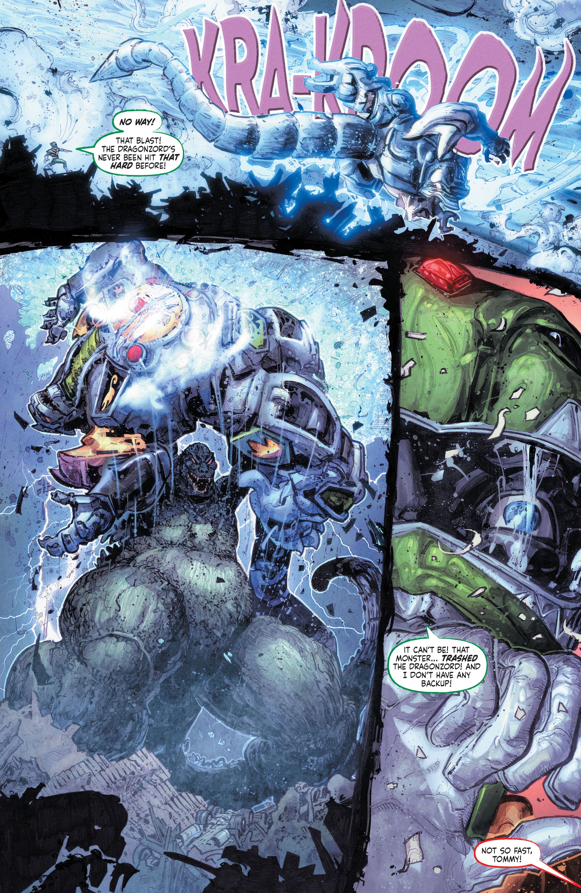 Read online Godzilla vs. The Mighty Morphin Power Rangers comic -  Issue #1 - 19