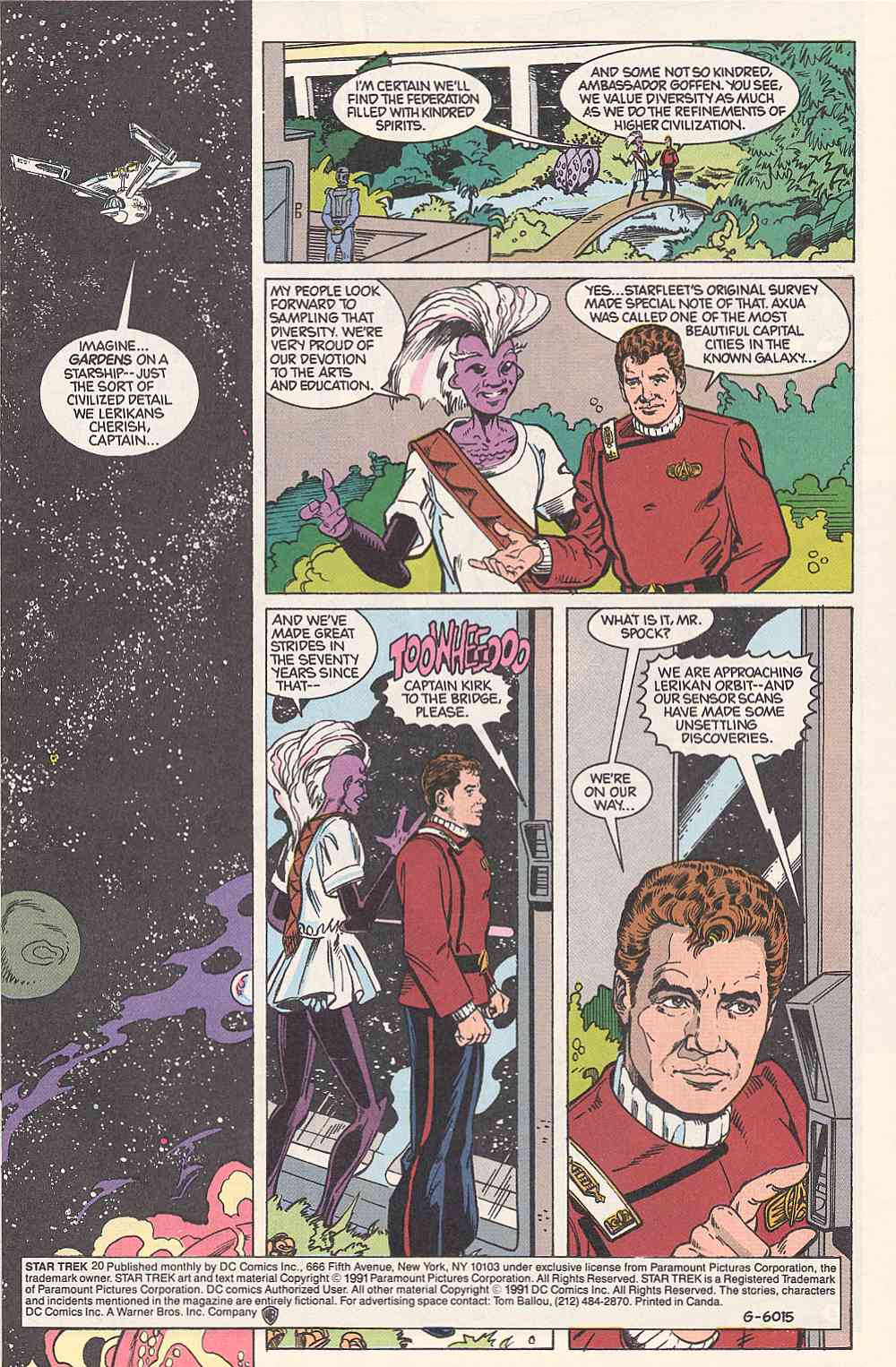 Read online Star Trek (1989) comic -  Issue #20 - 3