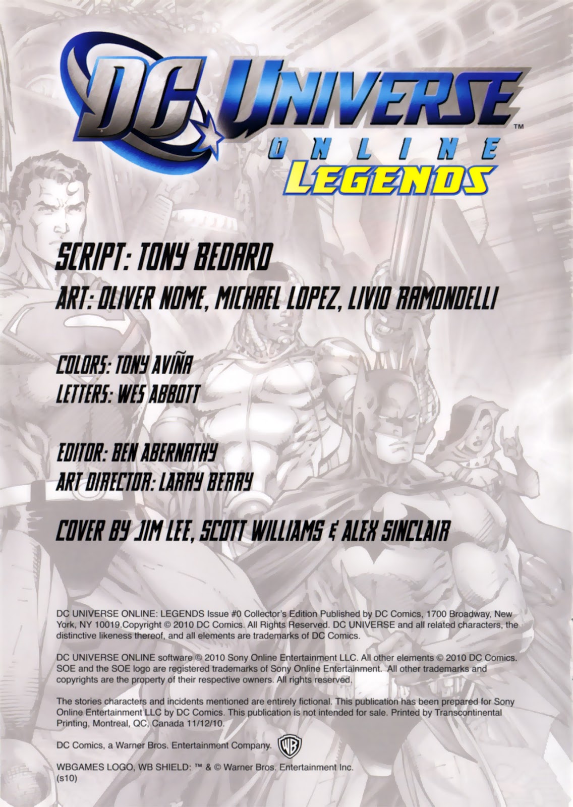 DC Universe Online: Legends issue 0 - Page 3