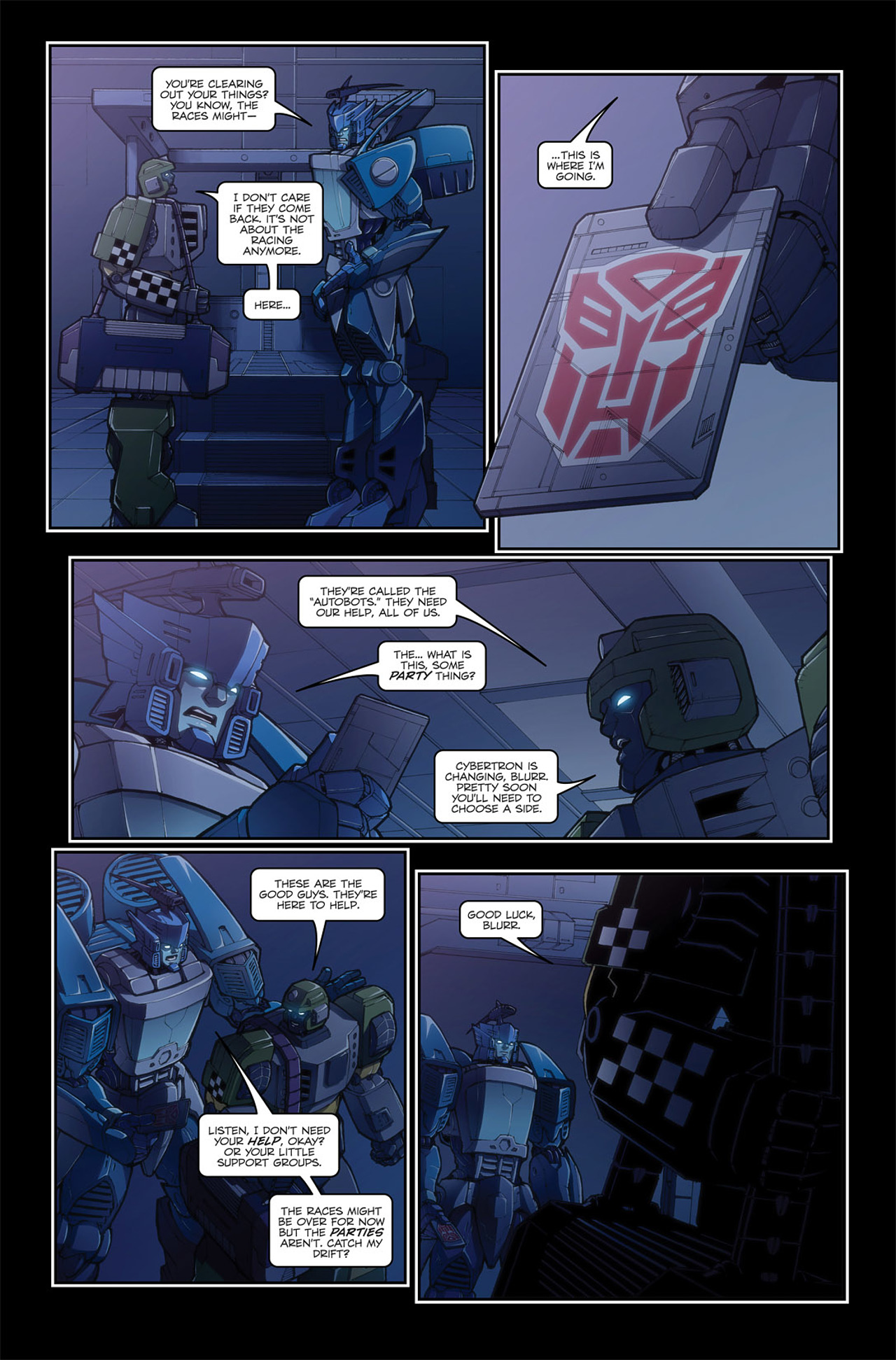 Read online Transformers Spotlight: Blurr comic -  Issue # Full - 13