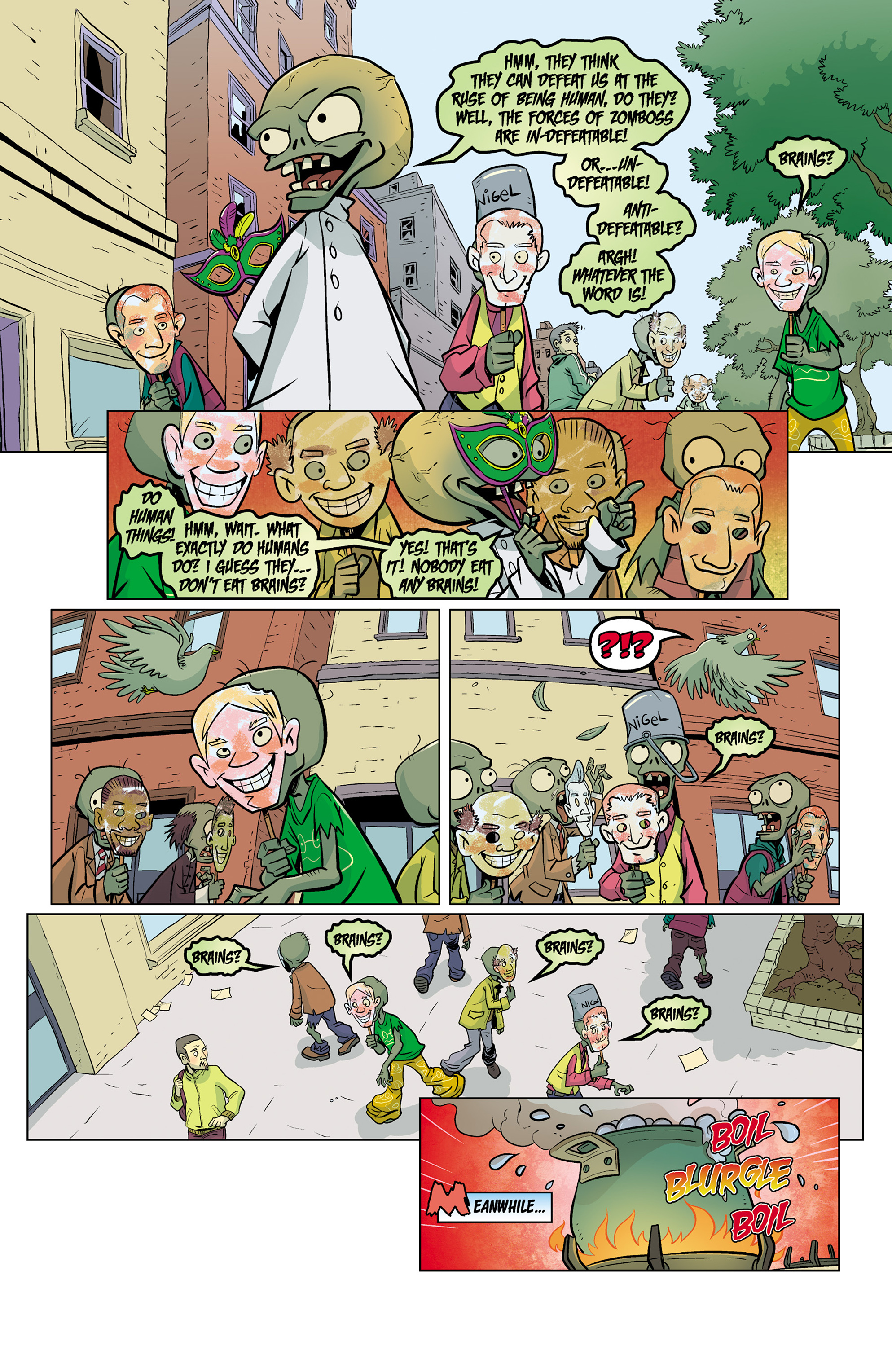 Read online Plants vs. Zombies: Grown Sweet Home comic -  Issue #5 - 17
