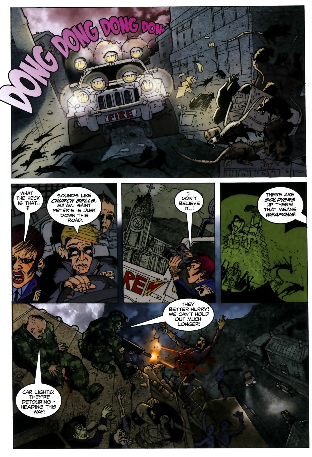 Read online The Dead: Kingdom of Flies comic -  Issue #1 - 16