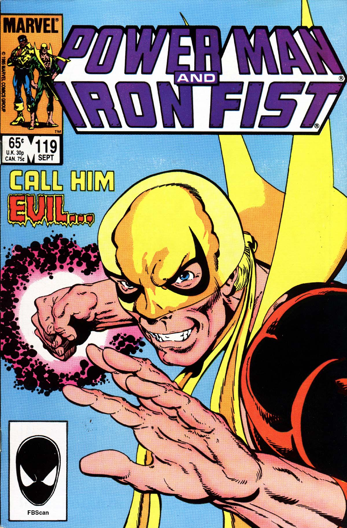 Read online Power Man and Iron Fist (1978) comic -  Issue #119 - 1