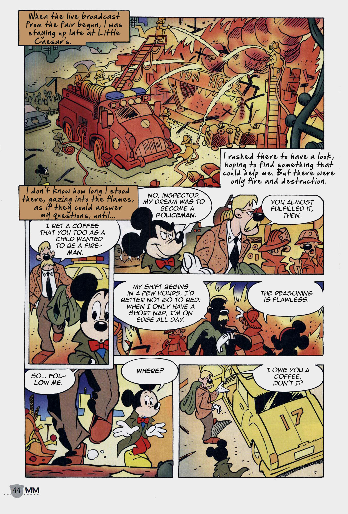 Read online Mickey Mouse Mystery Magazine comic -  Issue #1 - 44
