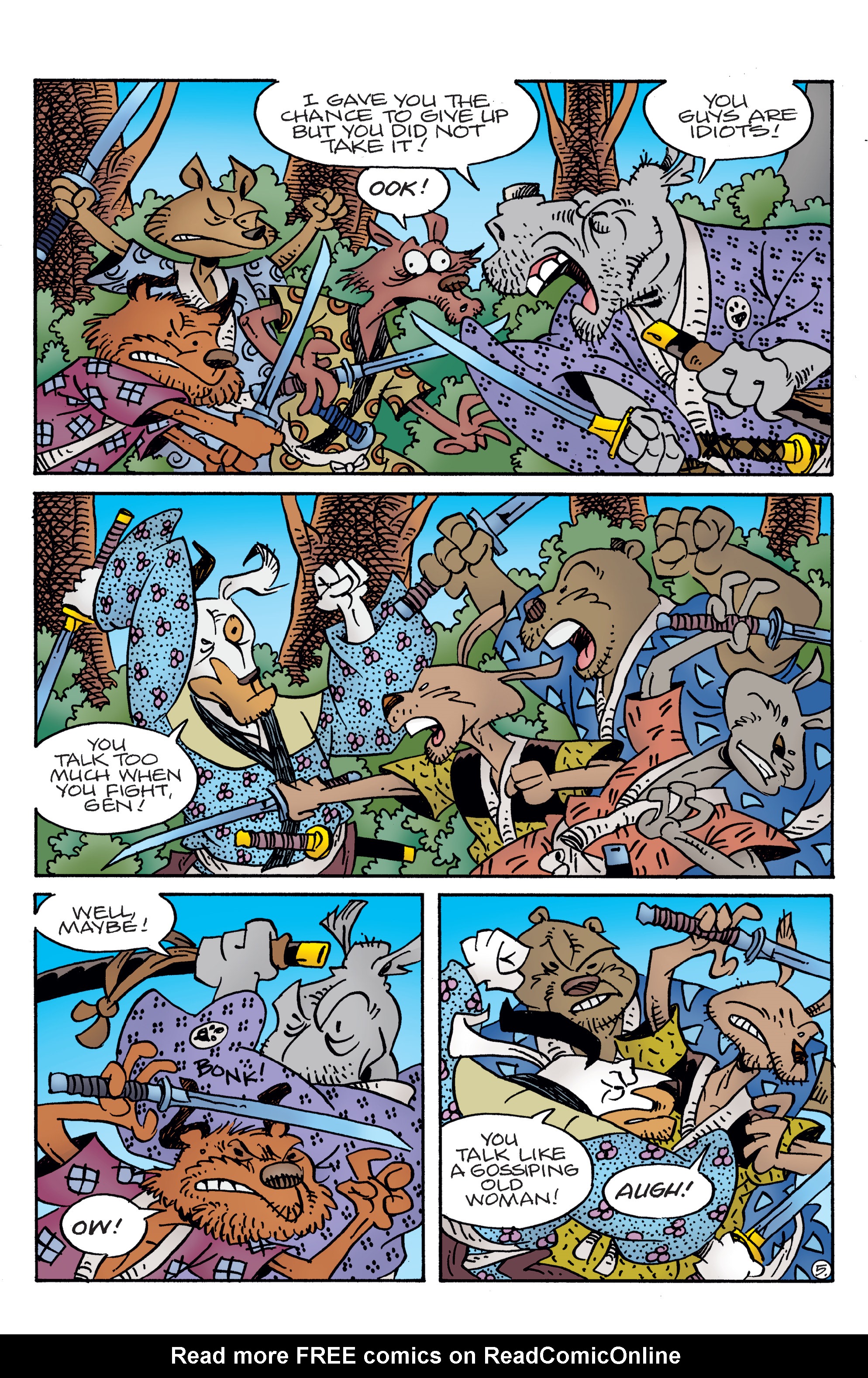 Read online Usagi Yojimbo (2019) comic -  Issue #7 - 7