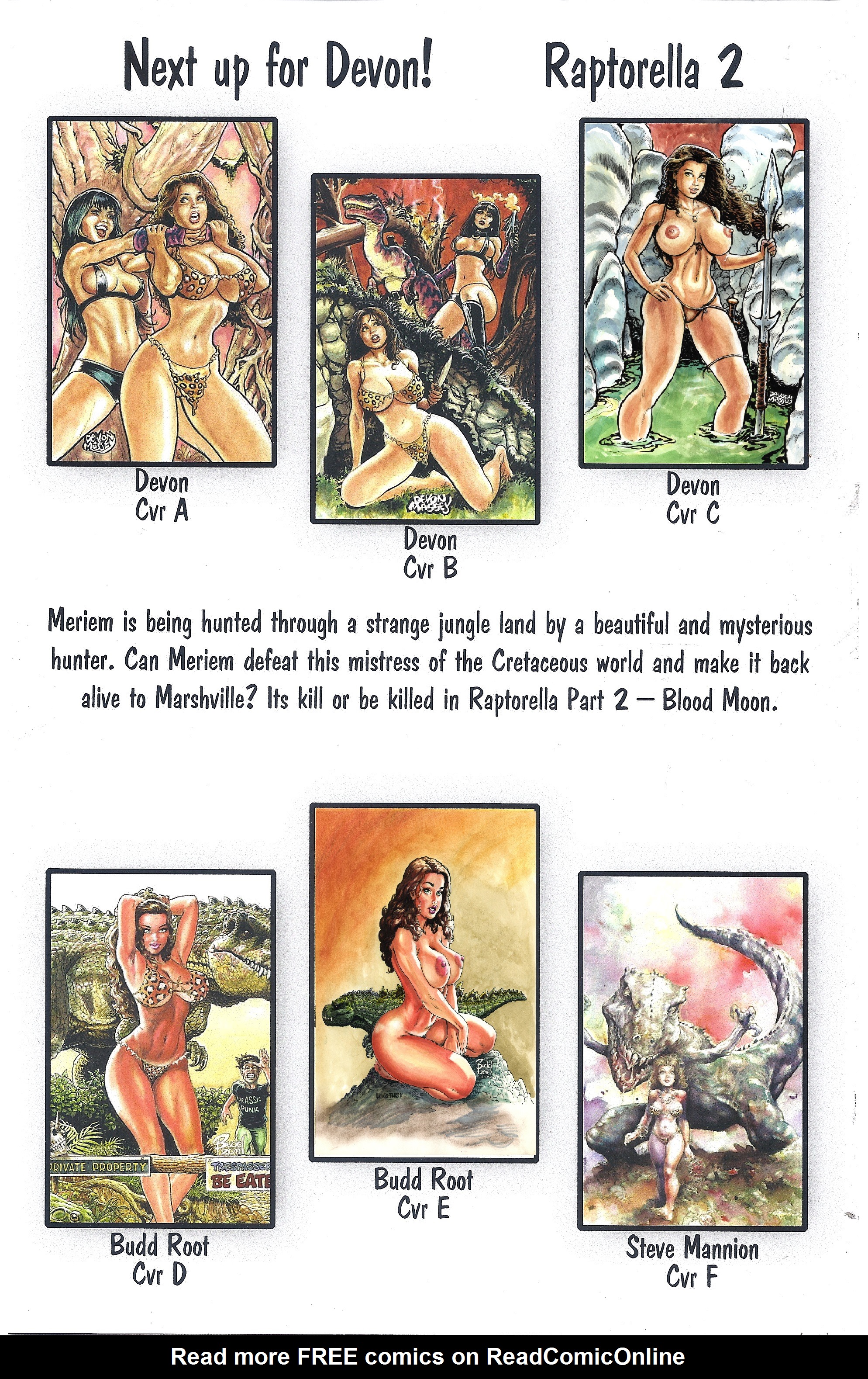 Read online Cavewoman: Raptorella comic -  Issue #1 - 33