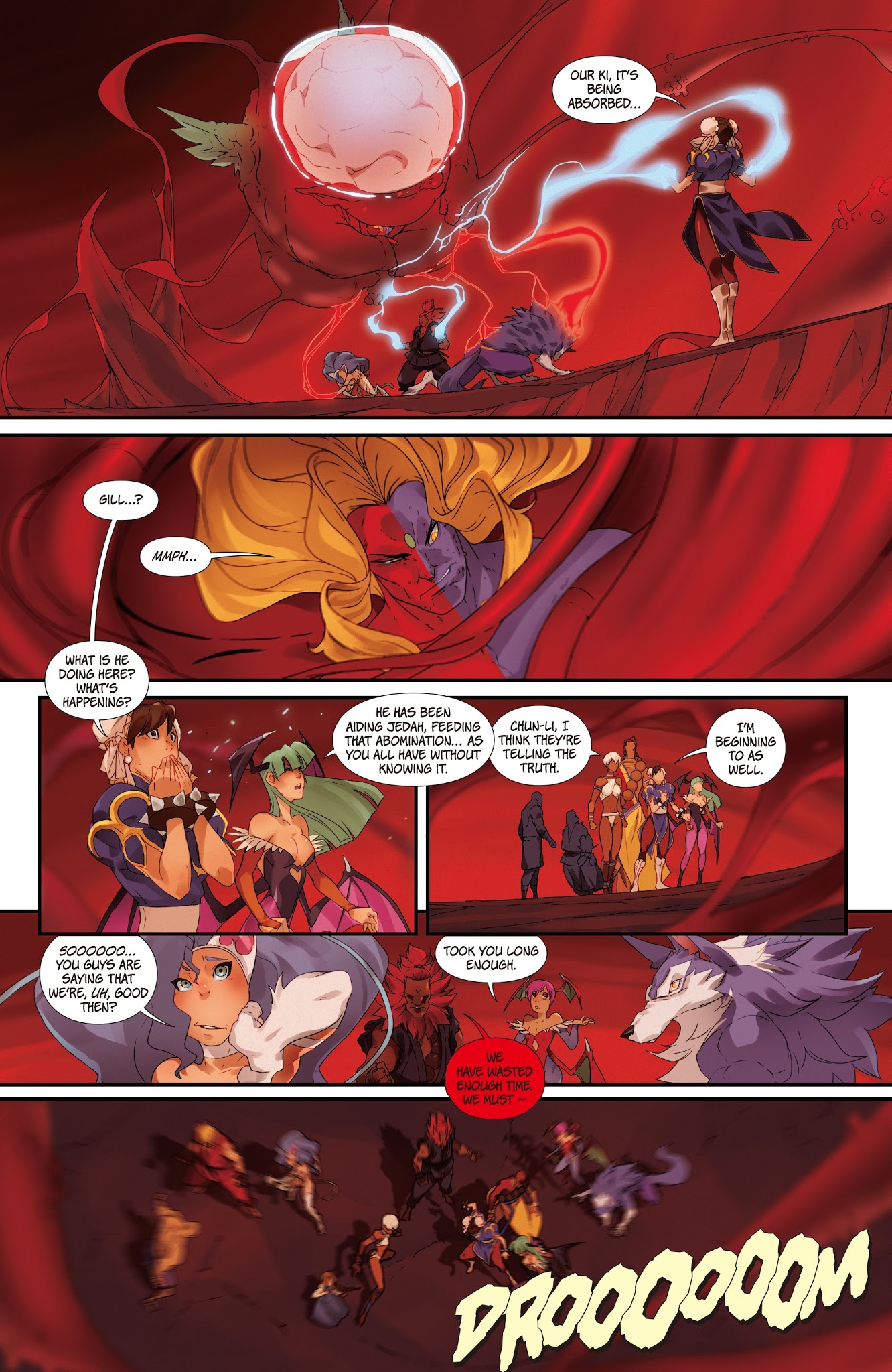 Read online Street Fighter VS Darkstalkers comic -  Issue #7 - 17