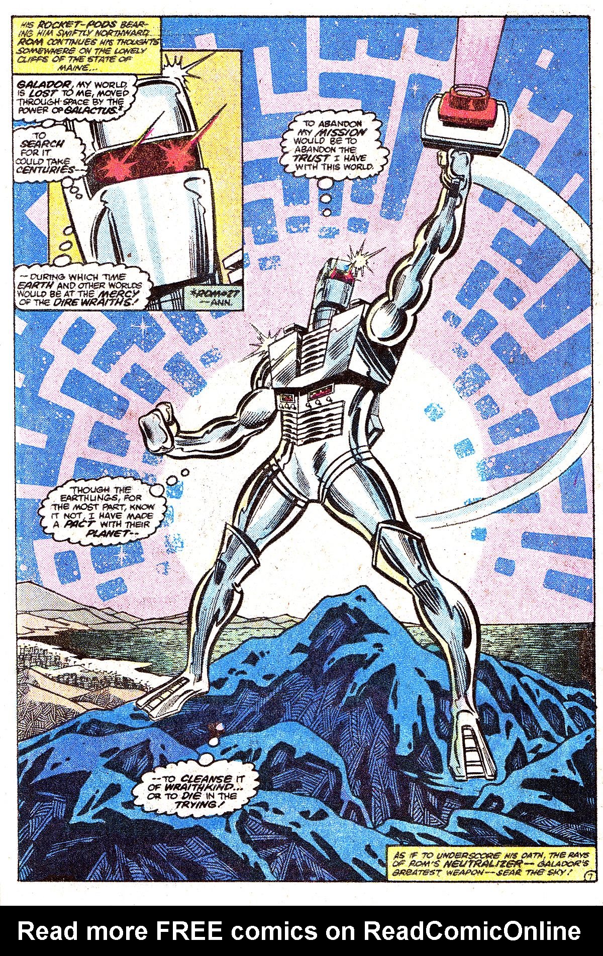 Read online ROM (1979) comic -  Issue #33 - 8