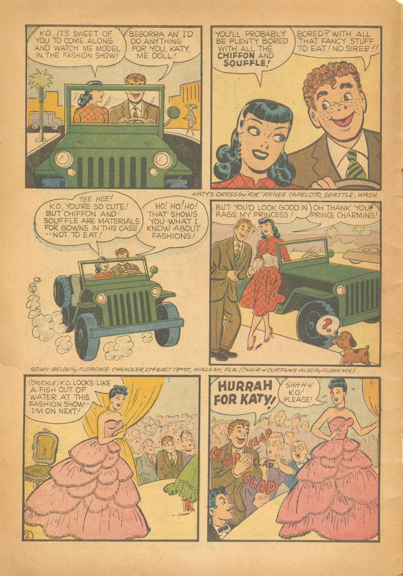 Read online Katy Keene Fashion Book comic -  Issue #1 - 4