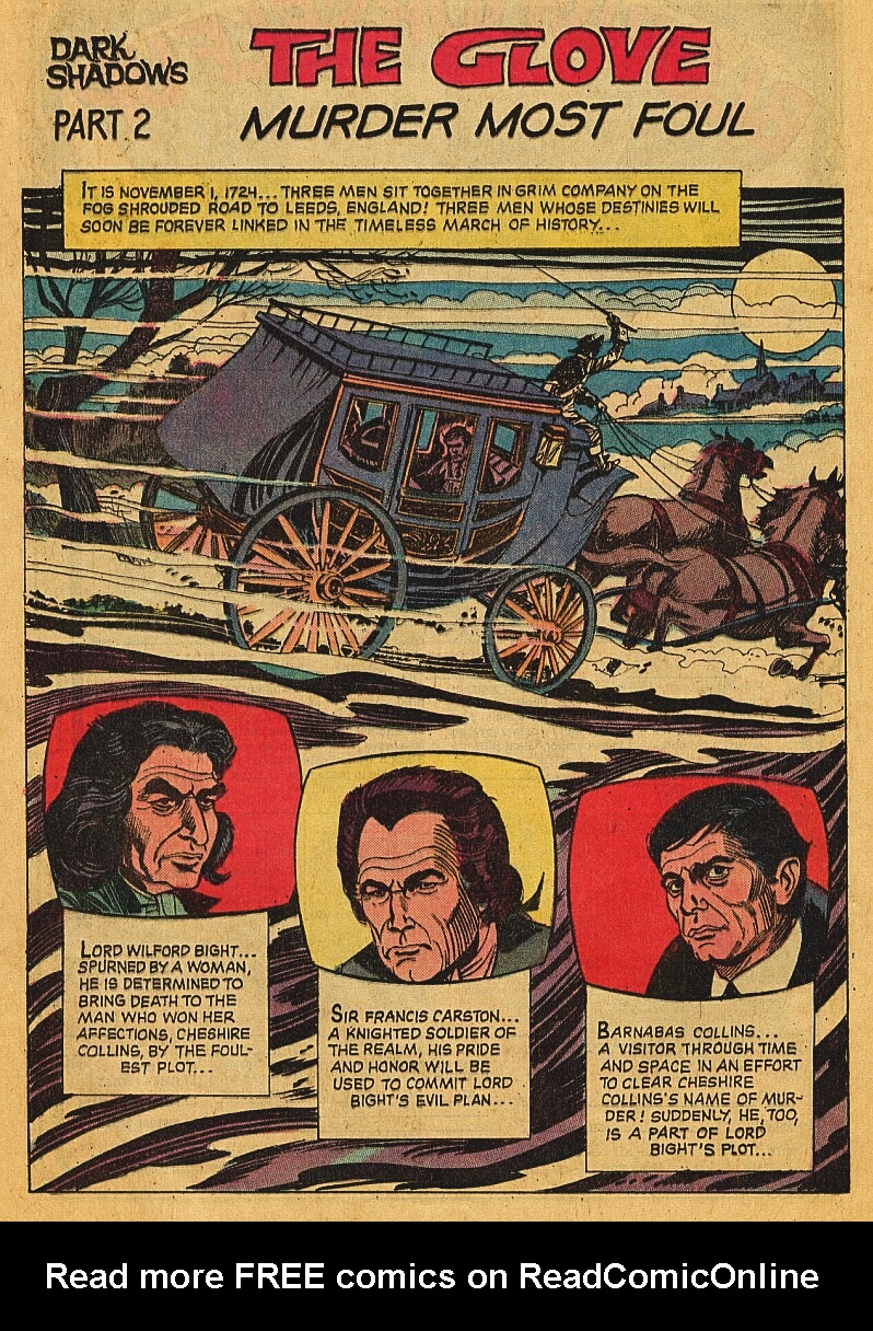 Read online Dark Shadows (1969) comic -  Issue #12 - 20