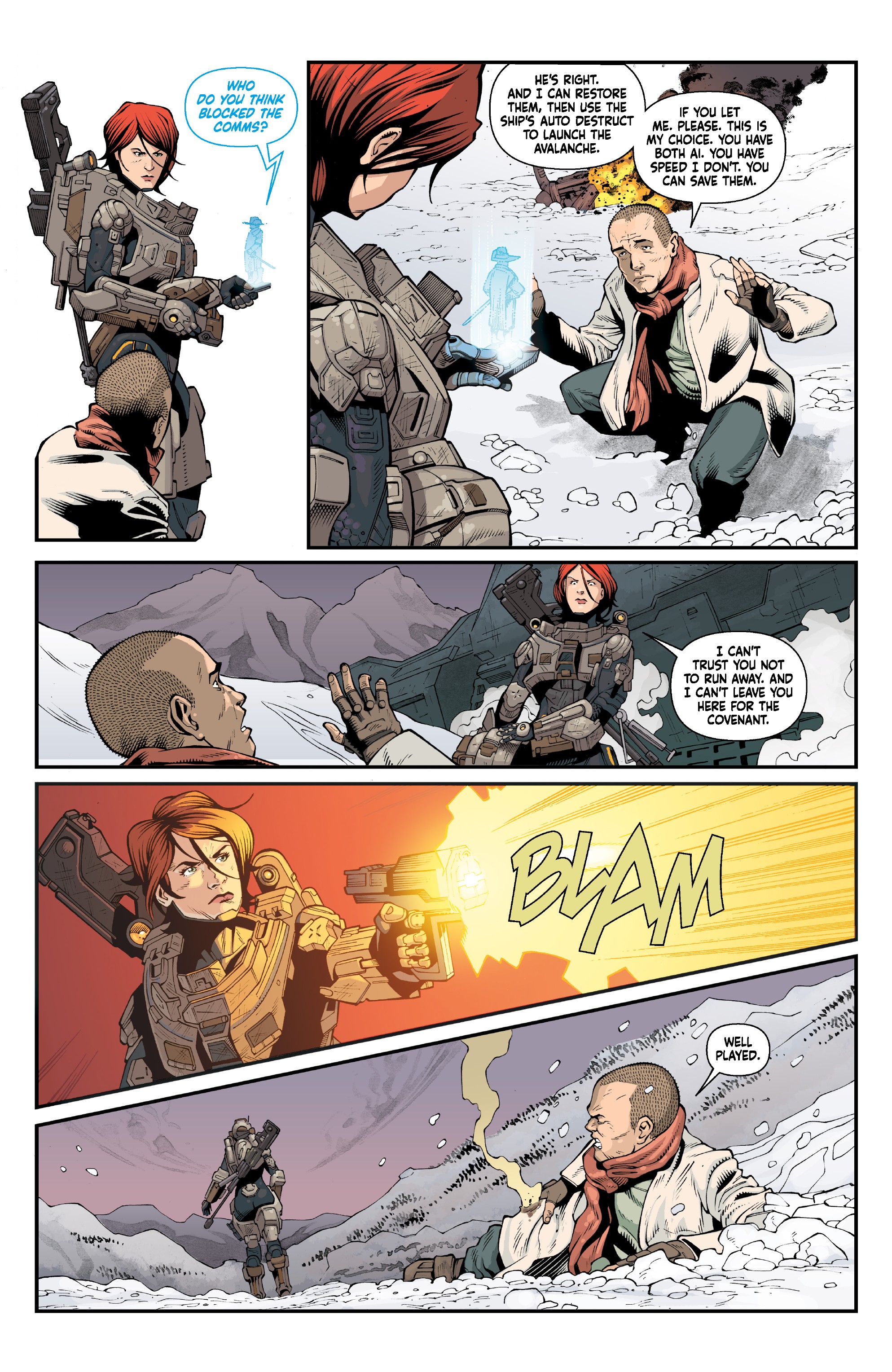 Read online Halo: Lone Wolf comic -  Issue #4 - 16