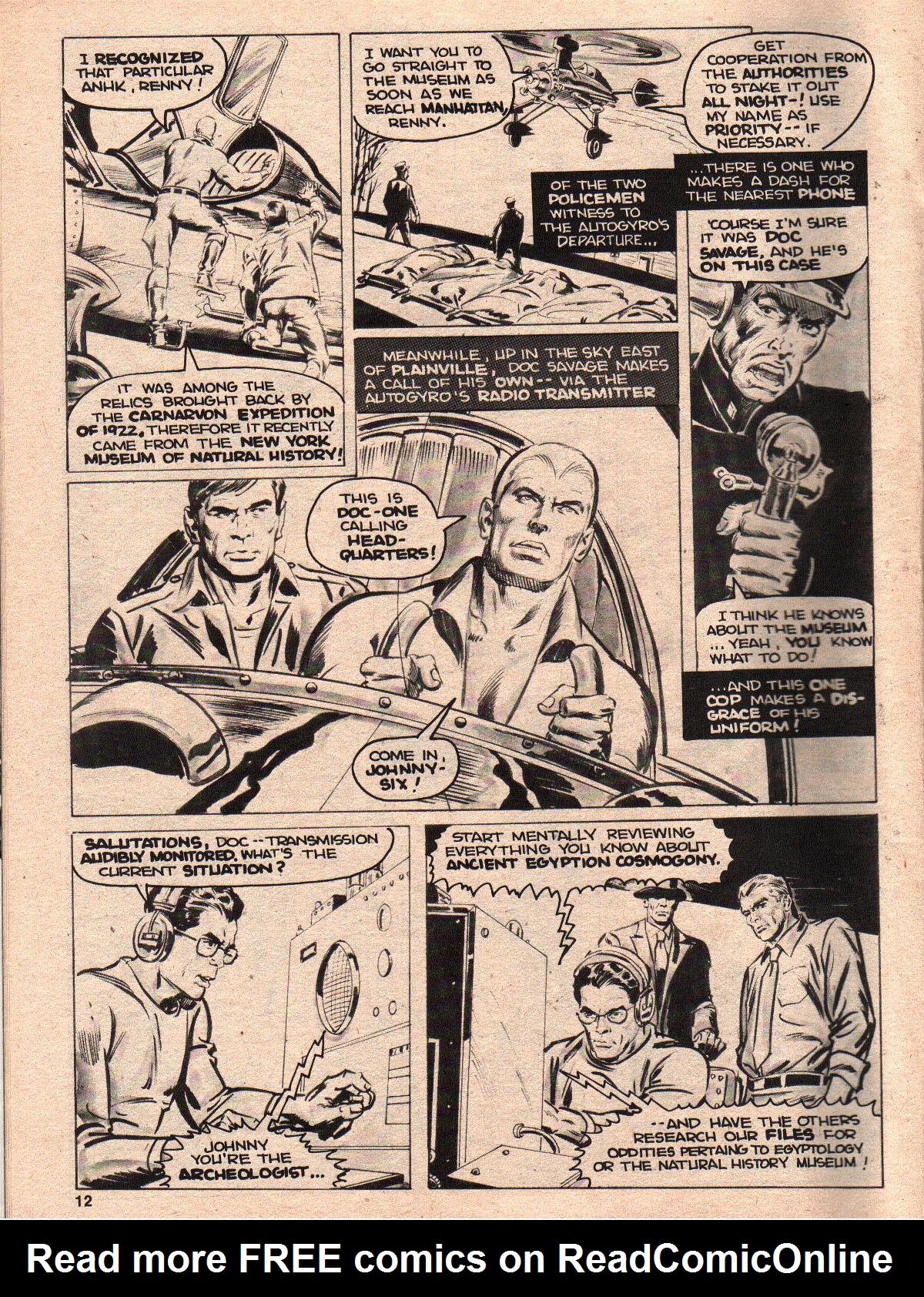 Read online Doc Savage (1975) comic -  Issue #6 - 12