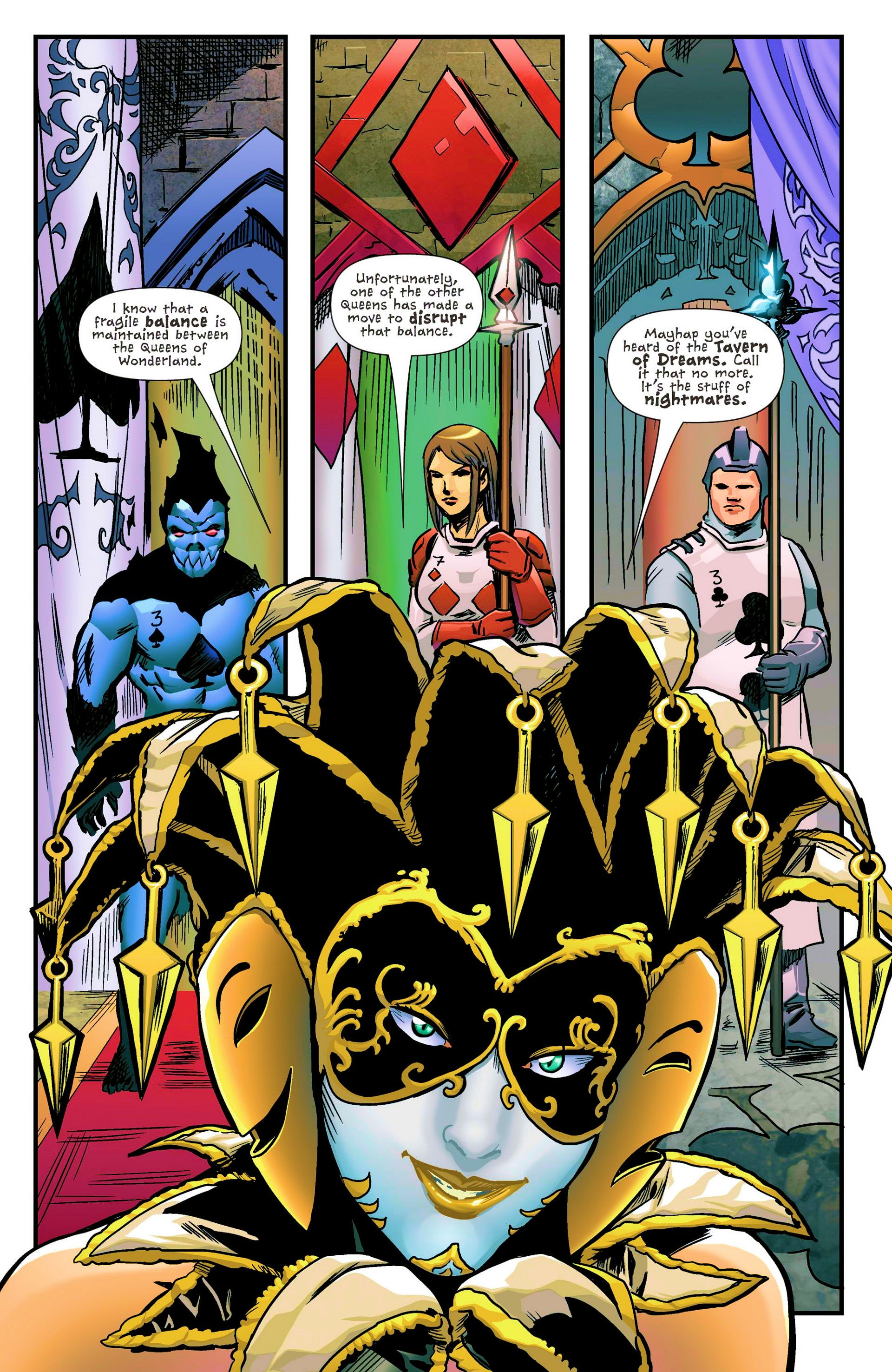 Read online Grimm Fairy Tales presents Wonderland: Clash of Queens comic -  Issue #3 - 9