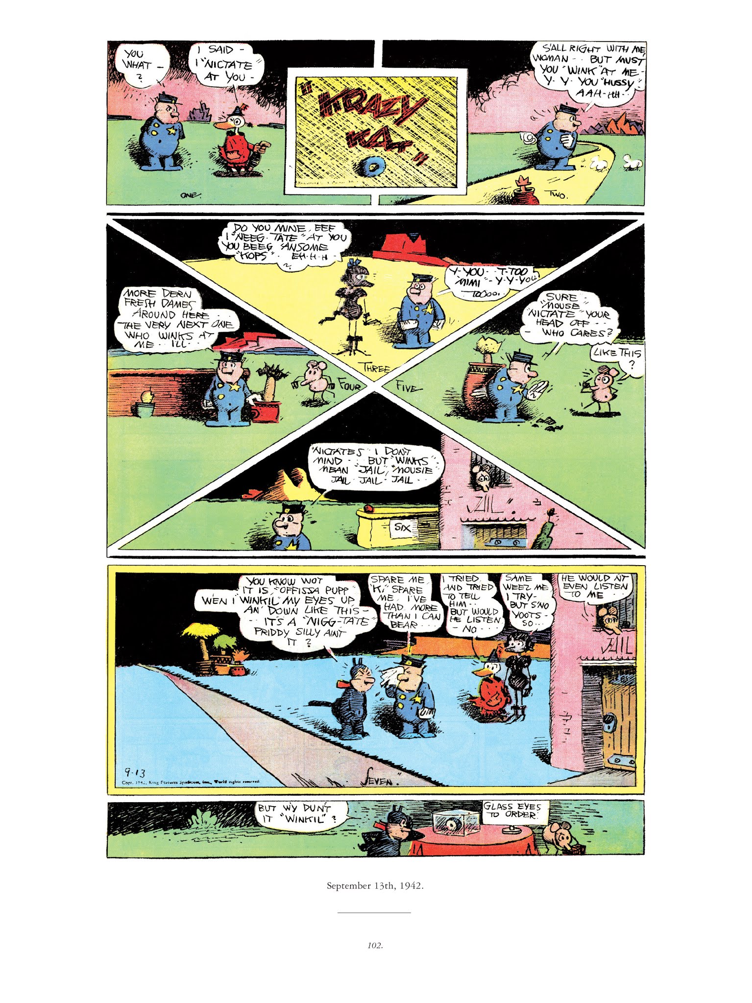 Read online Krazy & Ignatz comic -  Issue # TPB 12 - 101