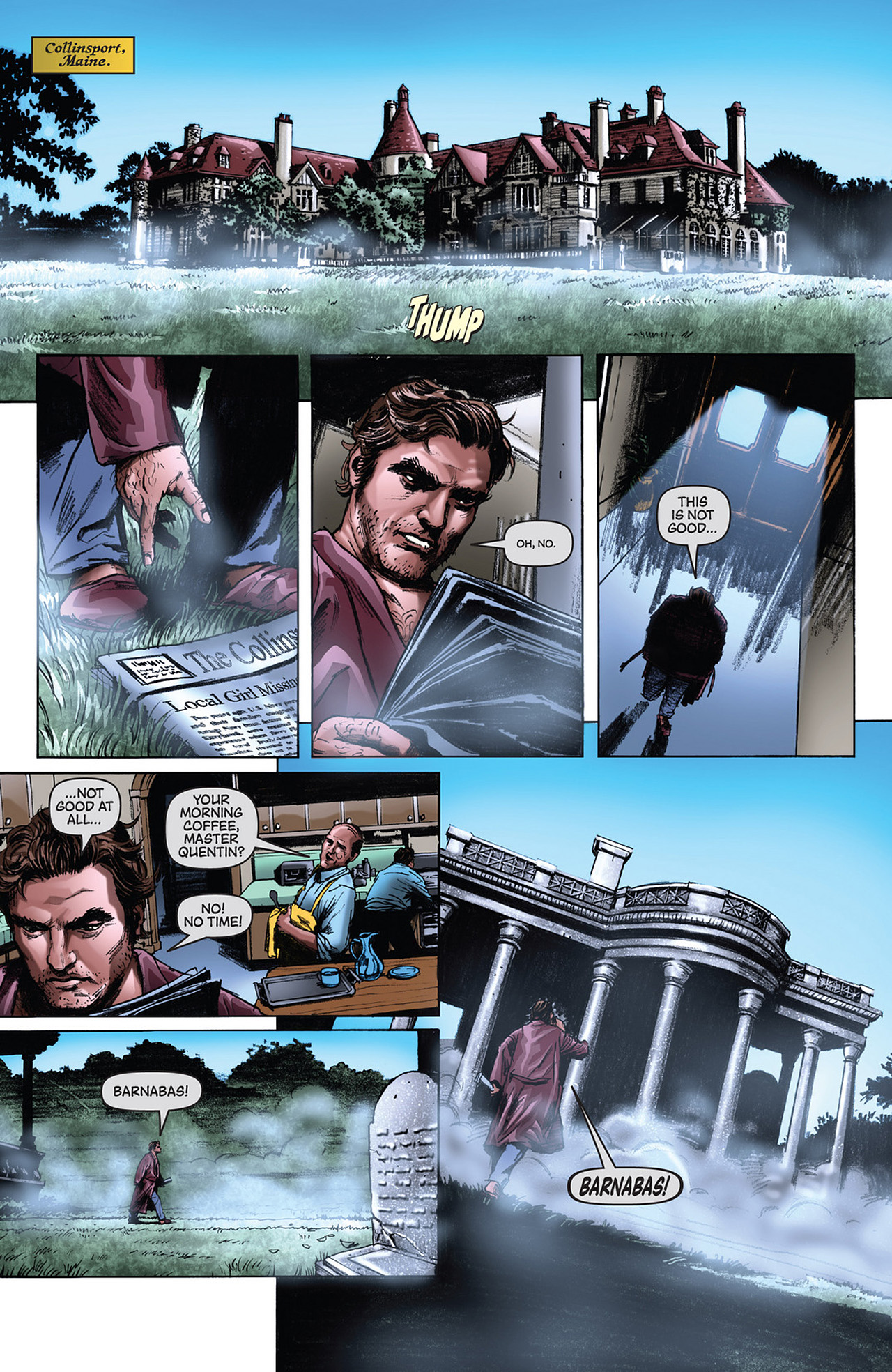 Read online Dark Shadows/Vampirella comic -  Issue #1 - 11