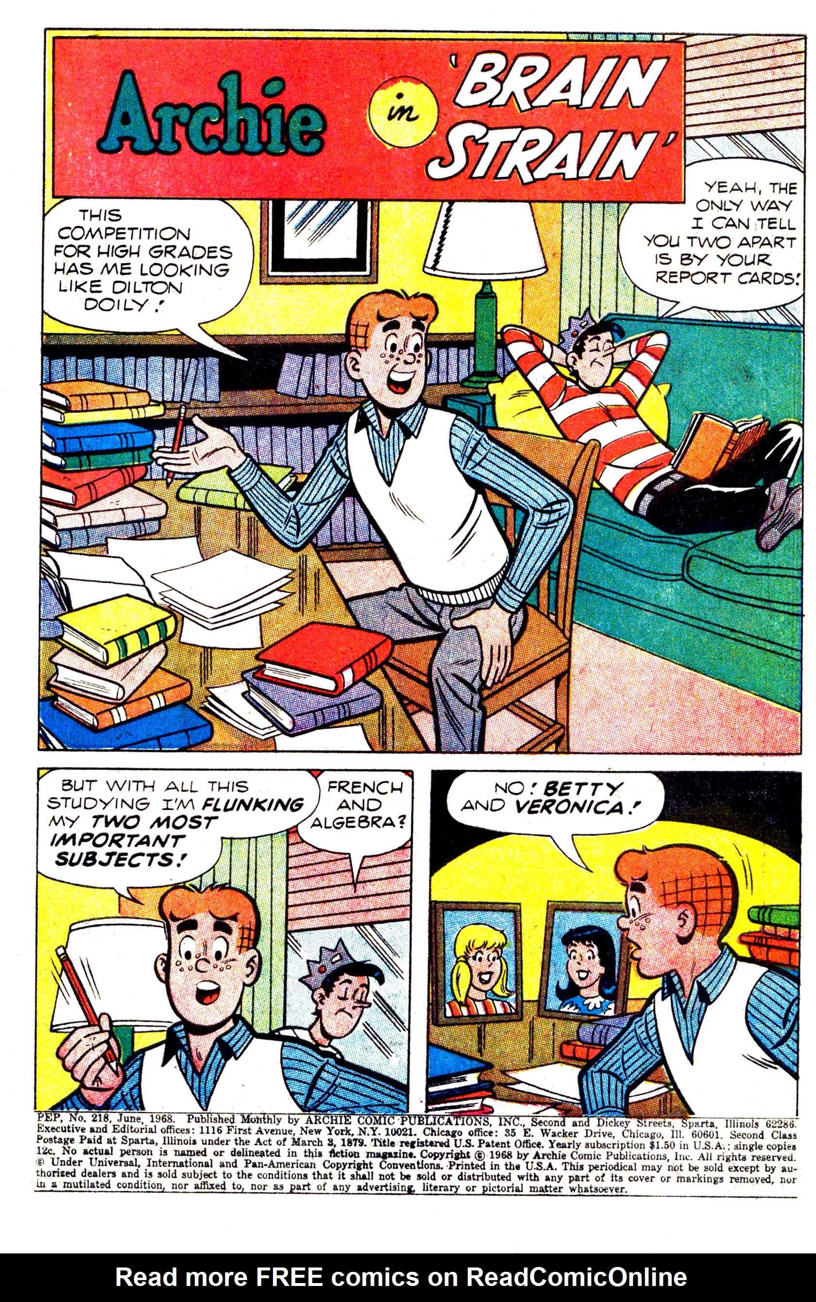 Read online Pep Comics comic -  Issue #218 - 3