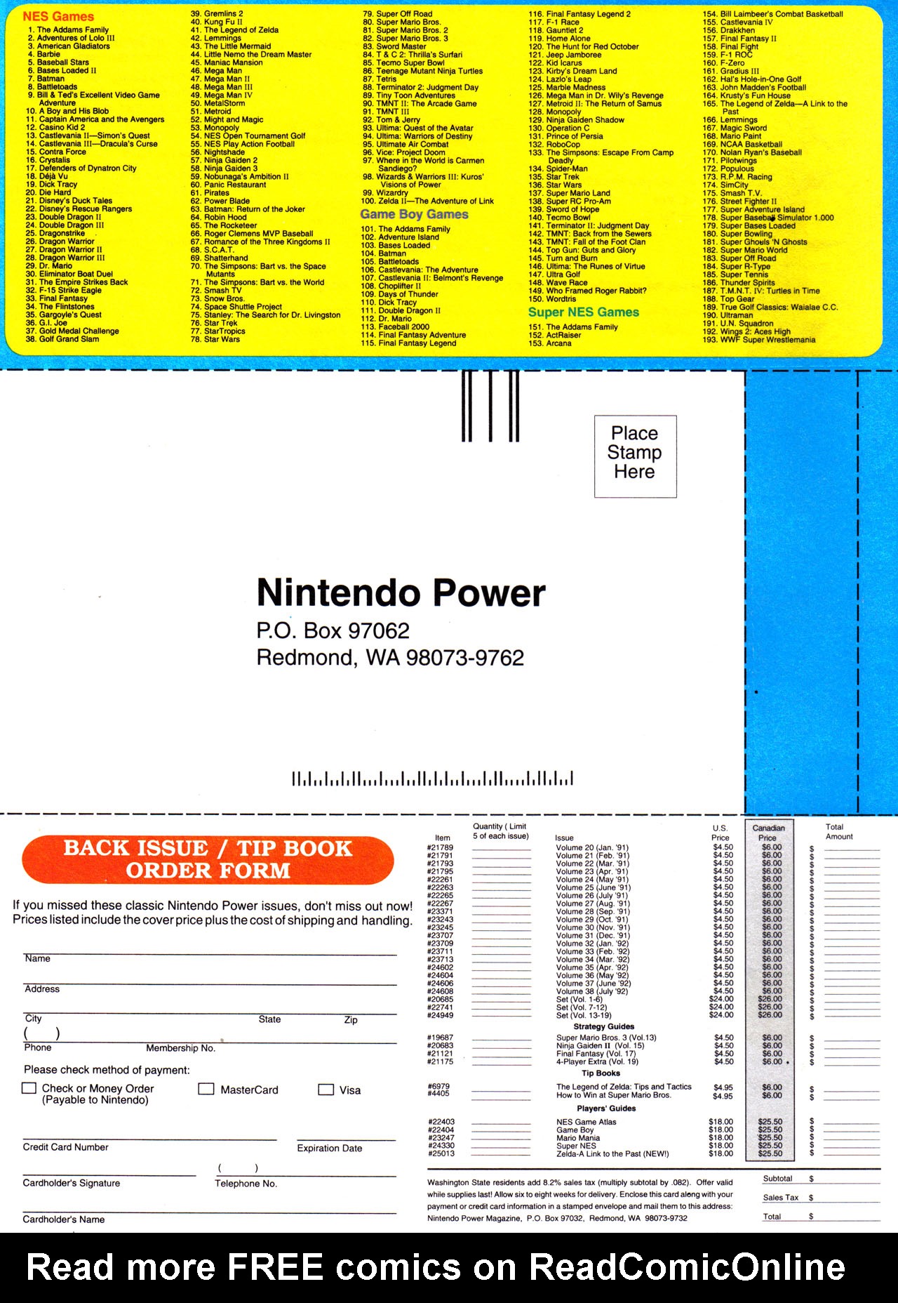 Read online Nintendo Power comic -  Issue #39 - 109