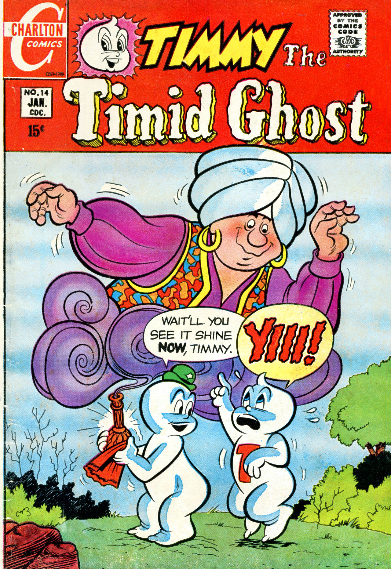 Read online Timmy the Timid Ghost comic -  Issue #14 - 1