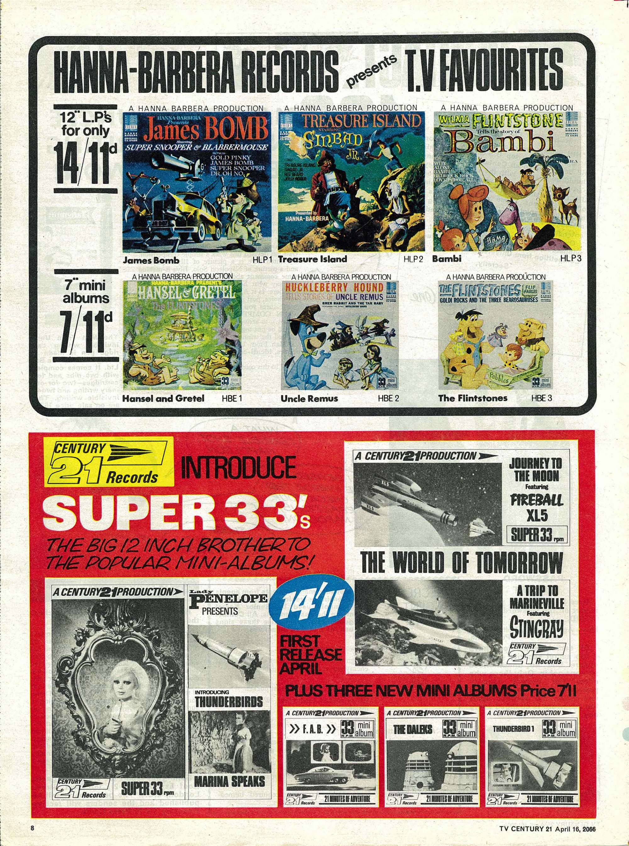 Read online TV Century 21 (TV 21) comic -  Issue #65 - 8
