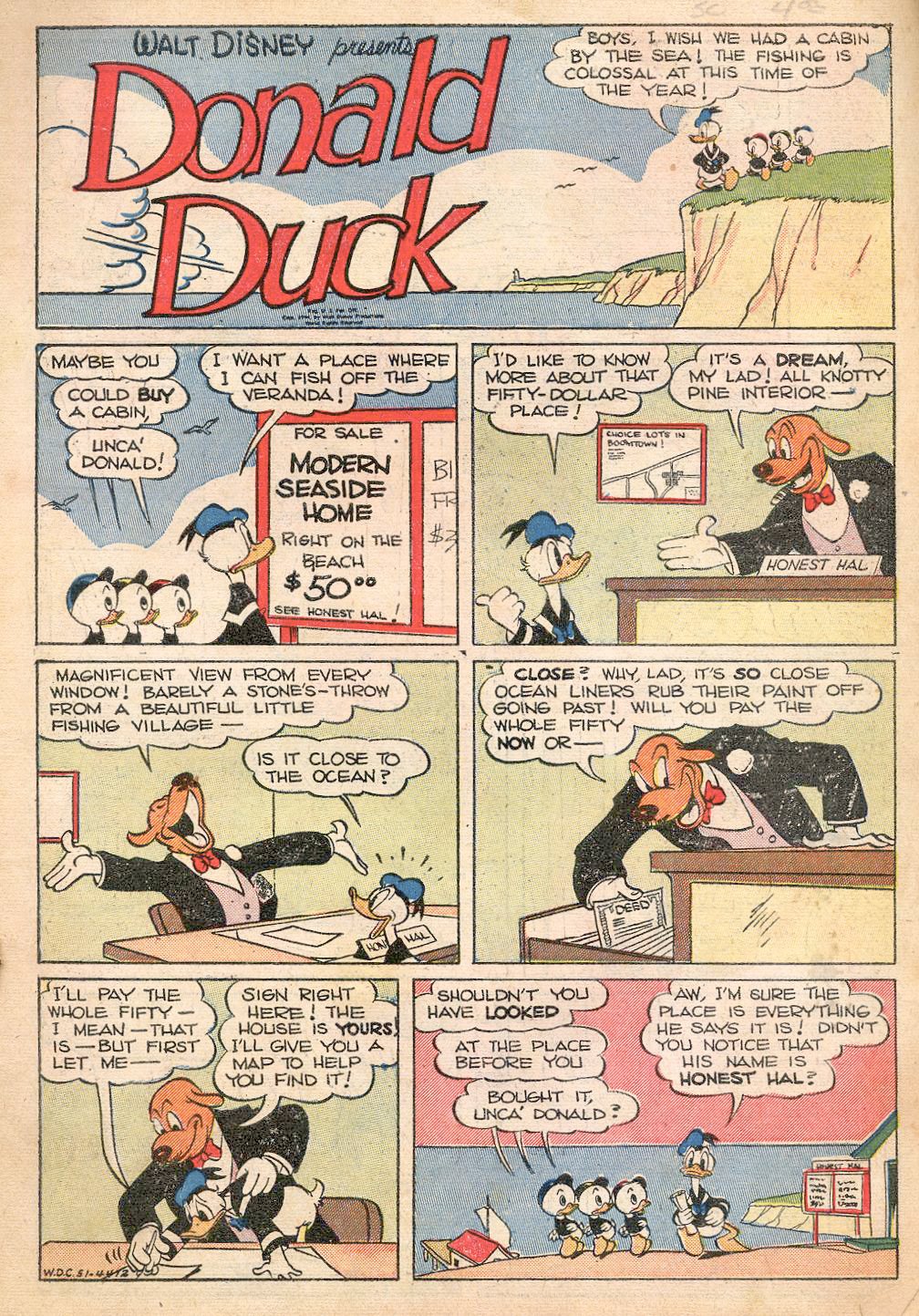 Read online Walt Disney's Comics and Stories comic -  Issue #51 - 3