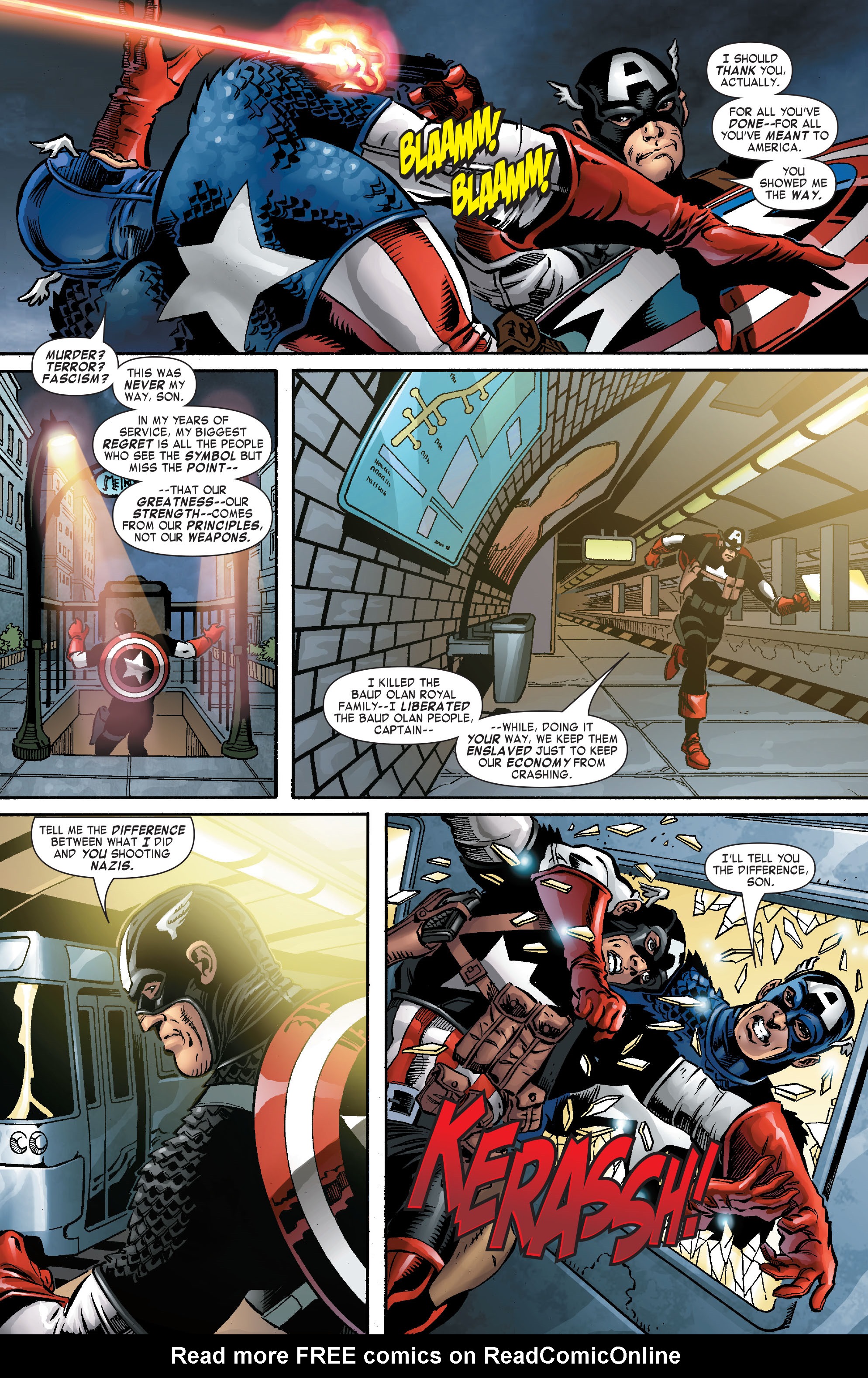 Read online Captain America & the Falcon comic -  Issue #14 - 16