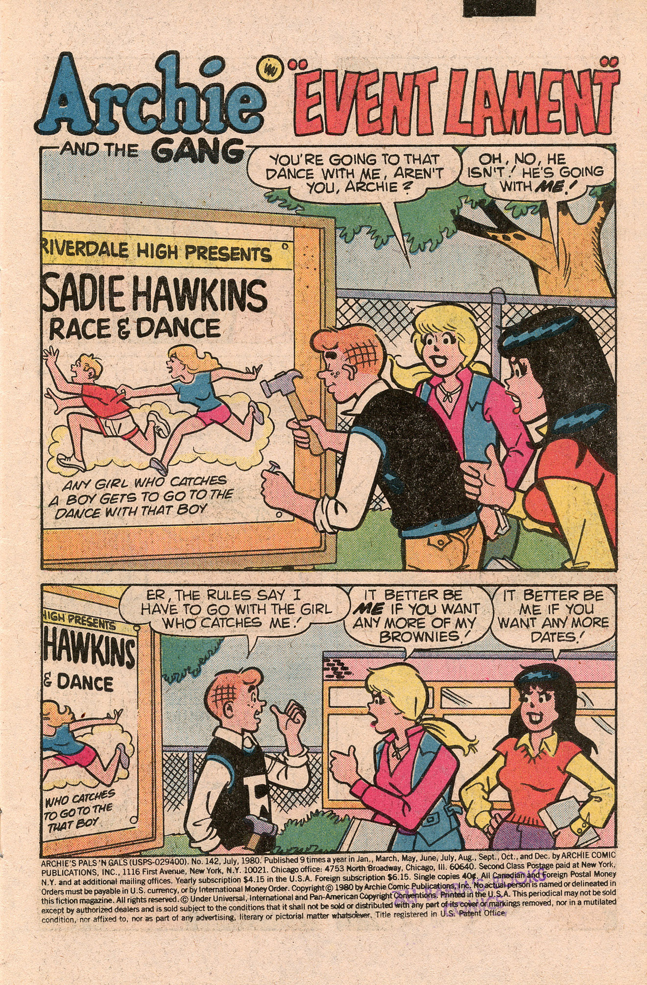 Read online Archie's Pals 'N' Gals (1952) comic -  Issue #142 - 3