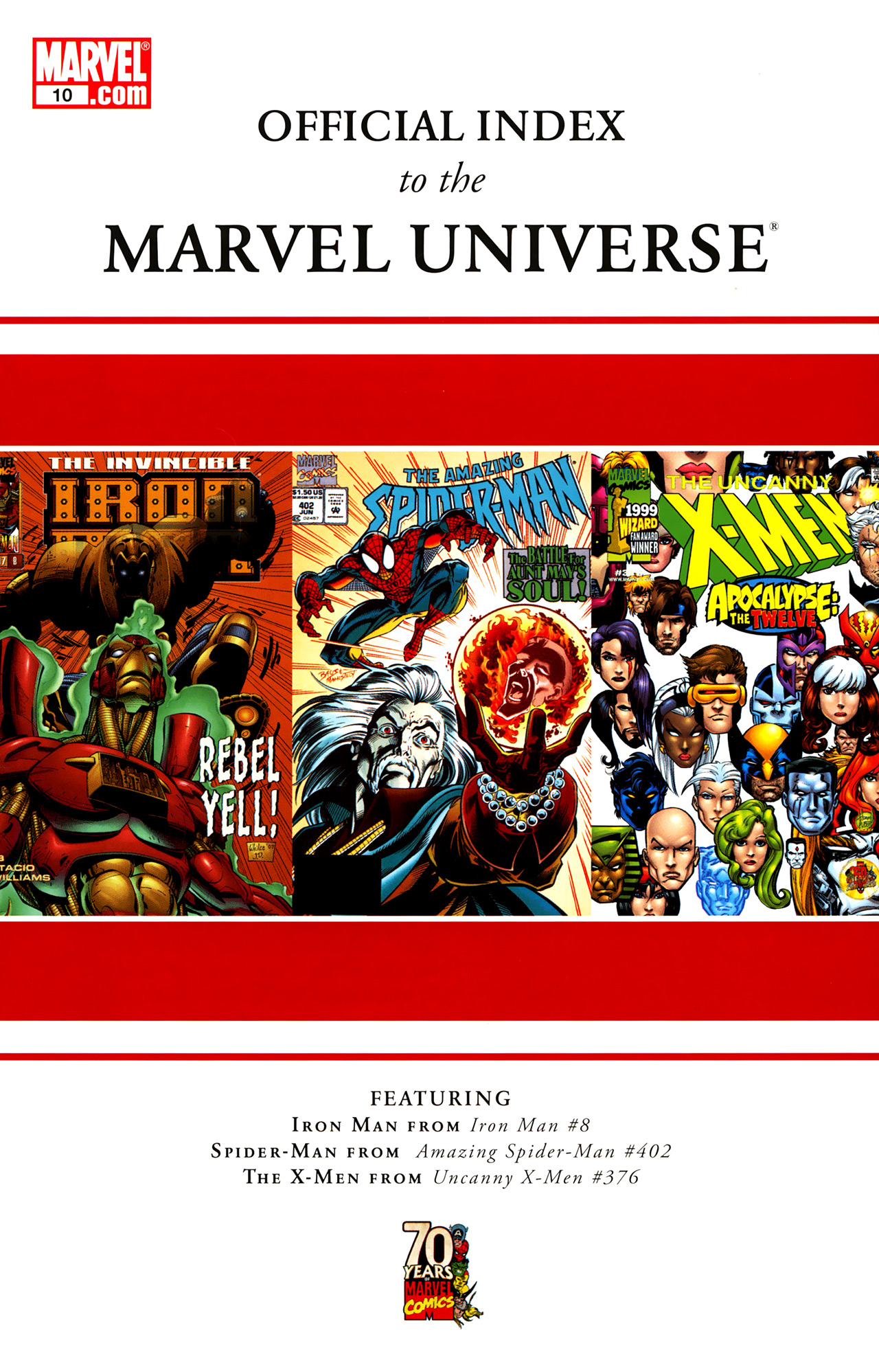 Read online Official Index to the Marvel Universe comic -  Issue #10 - 1