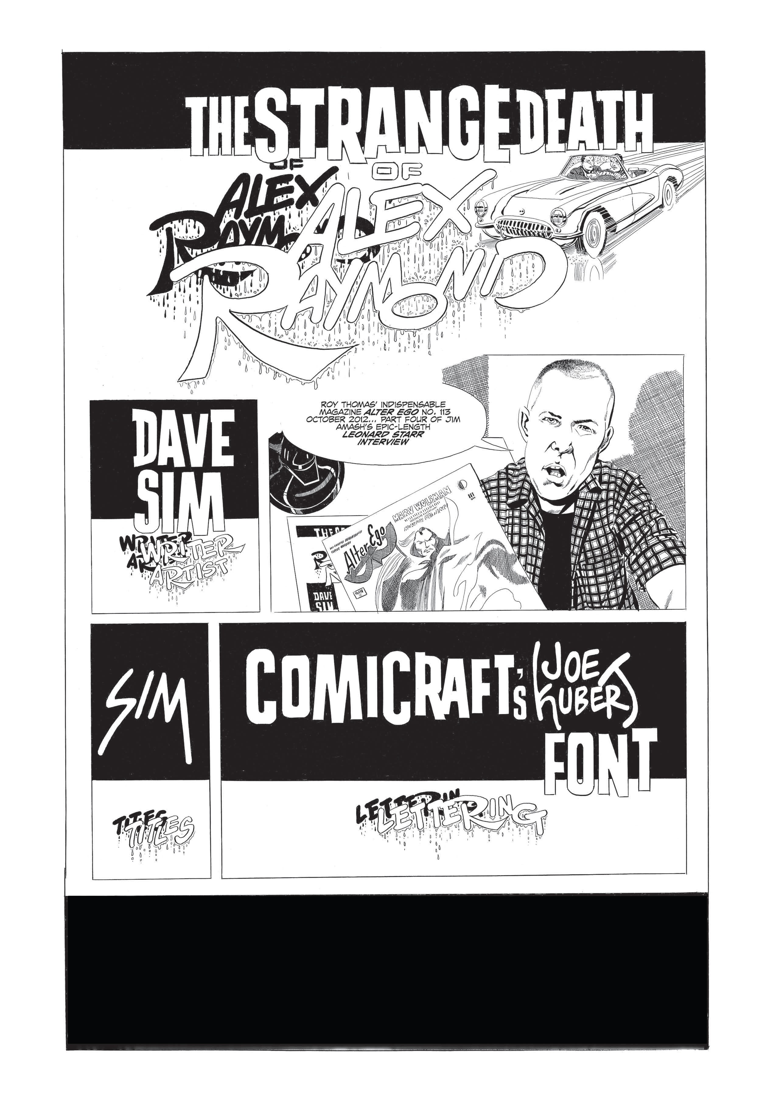 Read online The Strange Death Of Alex Raymond comic -  Issue # TPB - 11