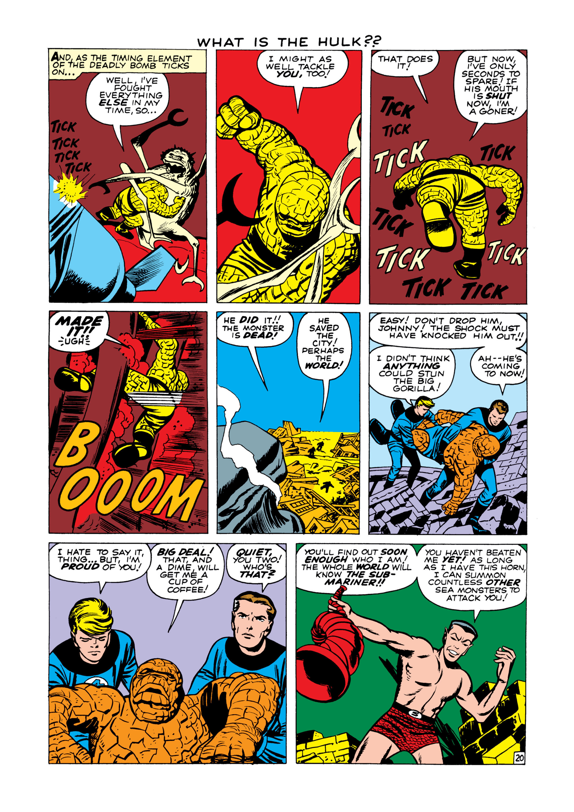Read online Fantastic Four (1961) comic -  Issue #4 - 21