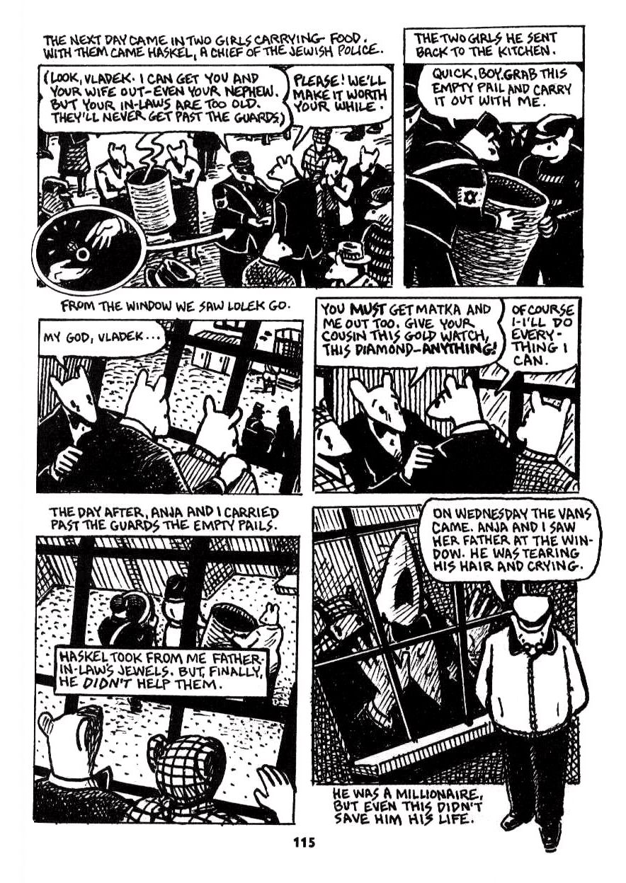 Read online Maus: A Survivor's Tale comic -  Issue # TPB 1 - 108