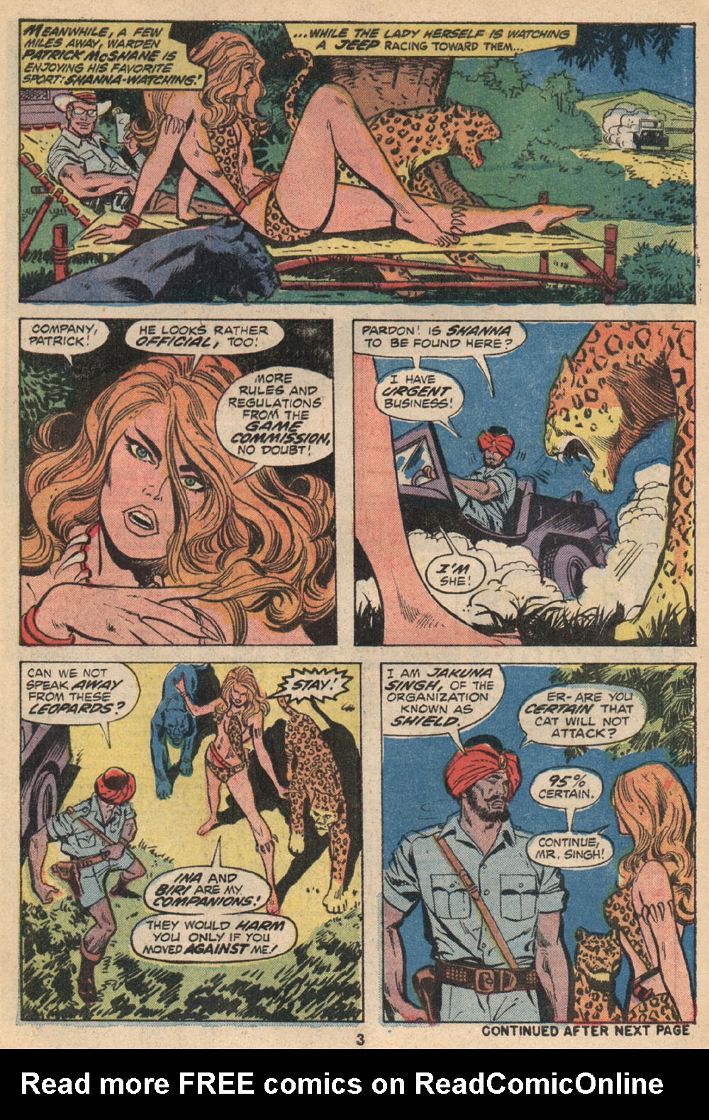 Read online Shanna, the She-Devil (1972) comic -  Issue #2 - 4