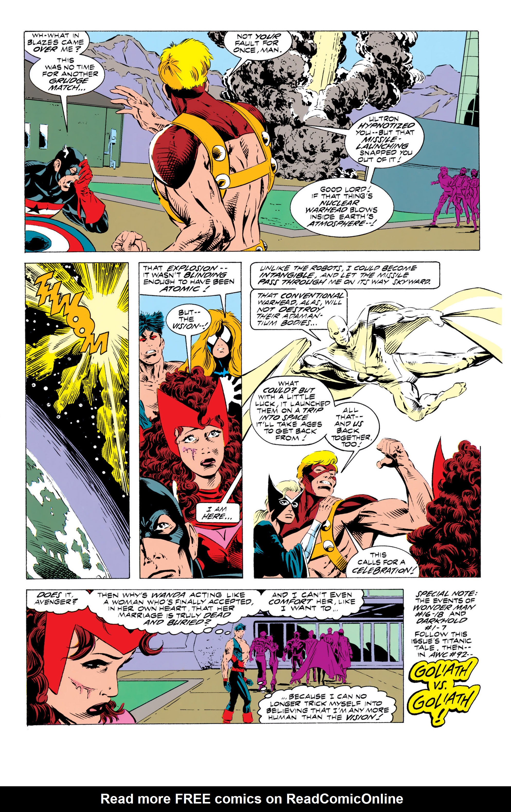 Read online Avengers West Coast (1989) comic -  Issue #91 - 22