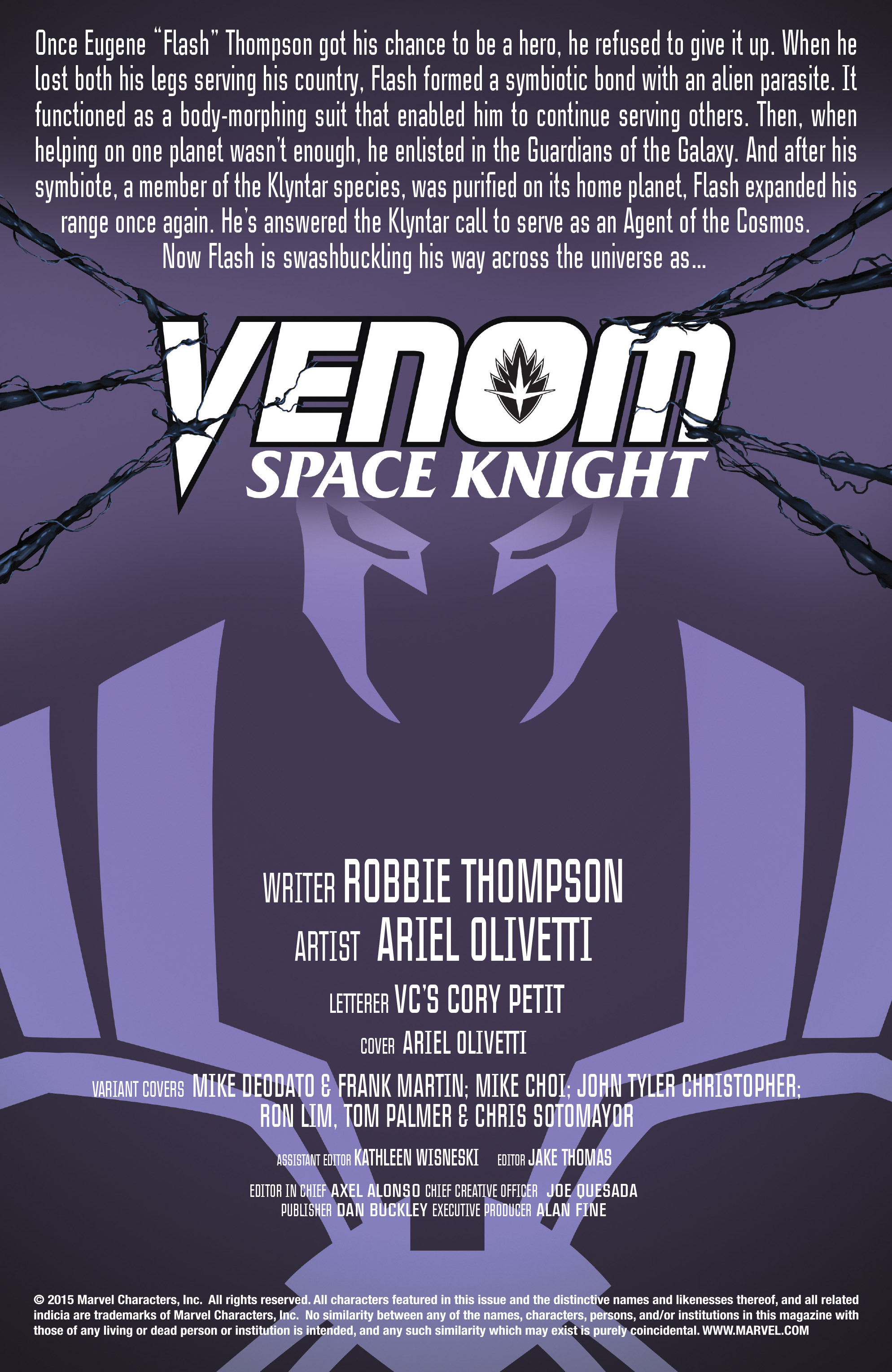 Read online Venom: Space Knight comic -  Issue #1 - 2