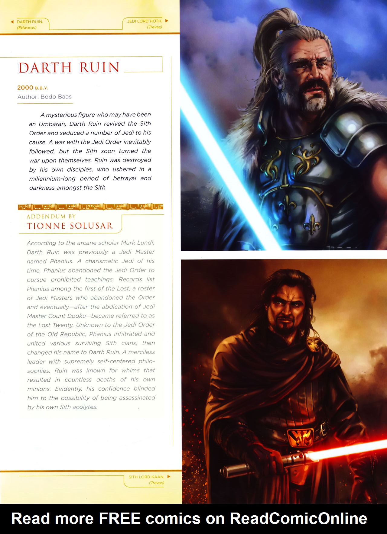 Read online Star Wars: Jedi vs. Sith - The Essential Guide To The Force comic -  Issue # TPB (Part 1) - 45
