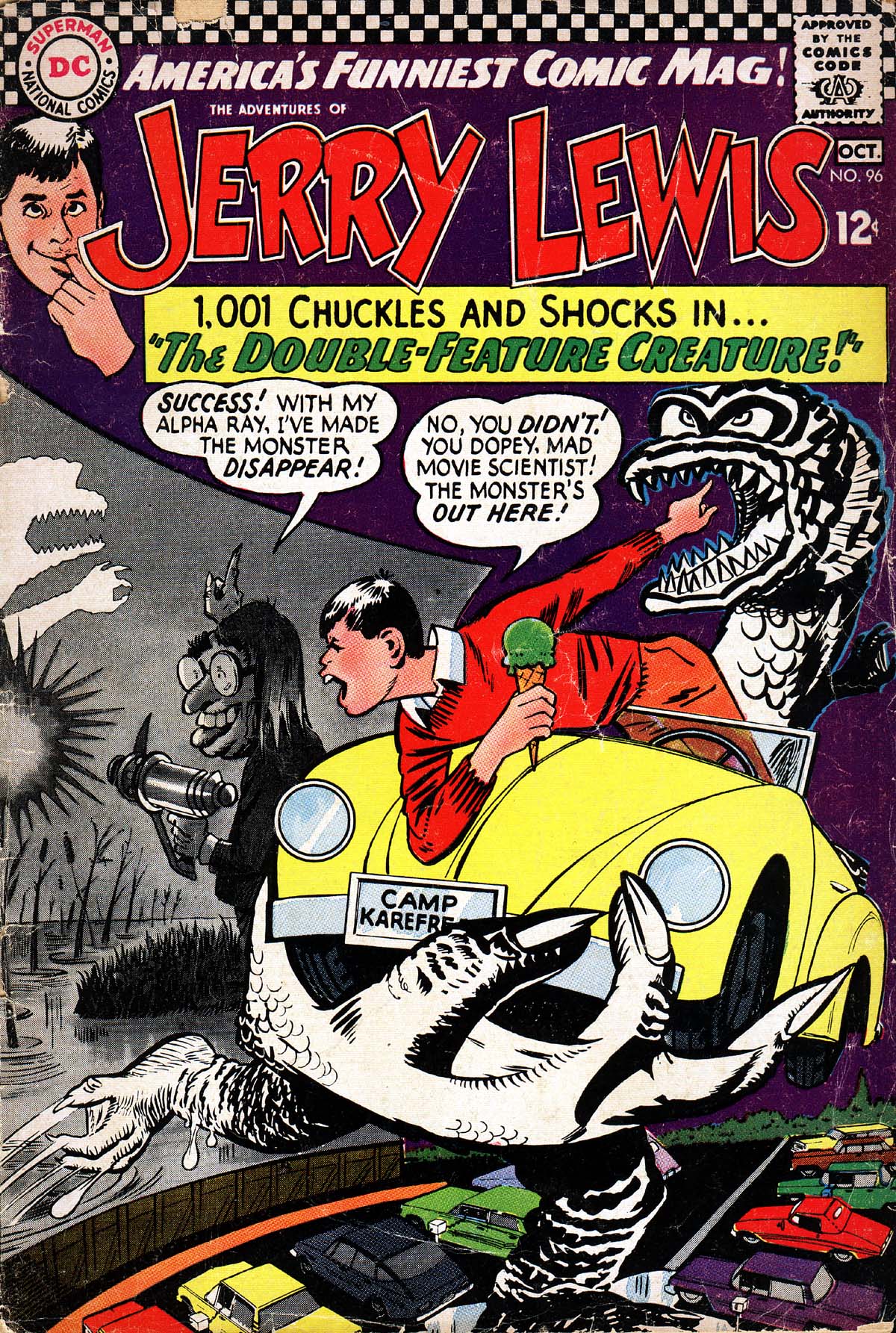 Read online The Adventures of Jerry Lewis comic -  Issue #96 - 1