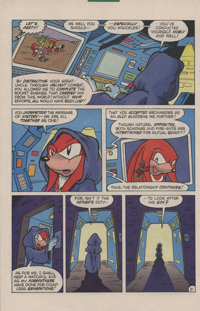Read online Sonic's Friendly Nemesis, Knuckles comic -  Issue #3 - 28