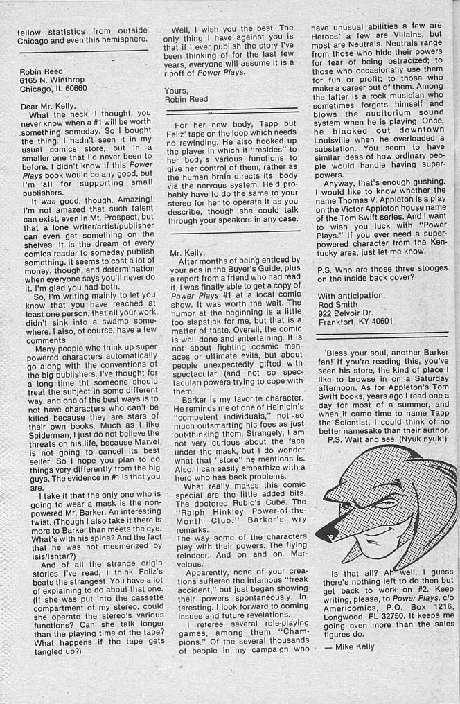 Read online Power Plays comic -  Issue #1 - 38