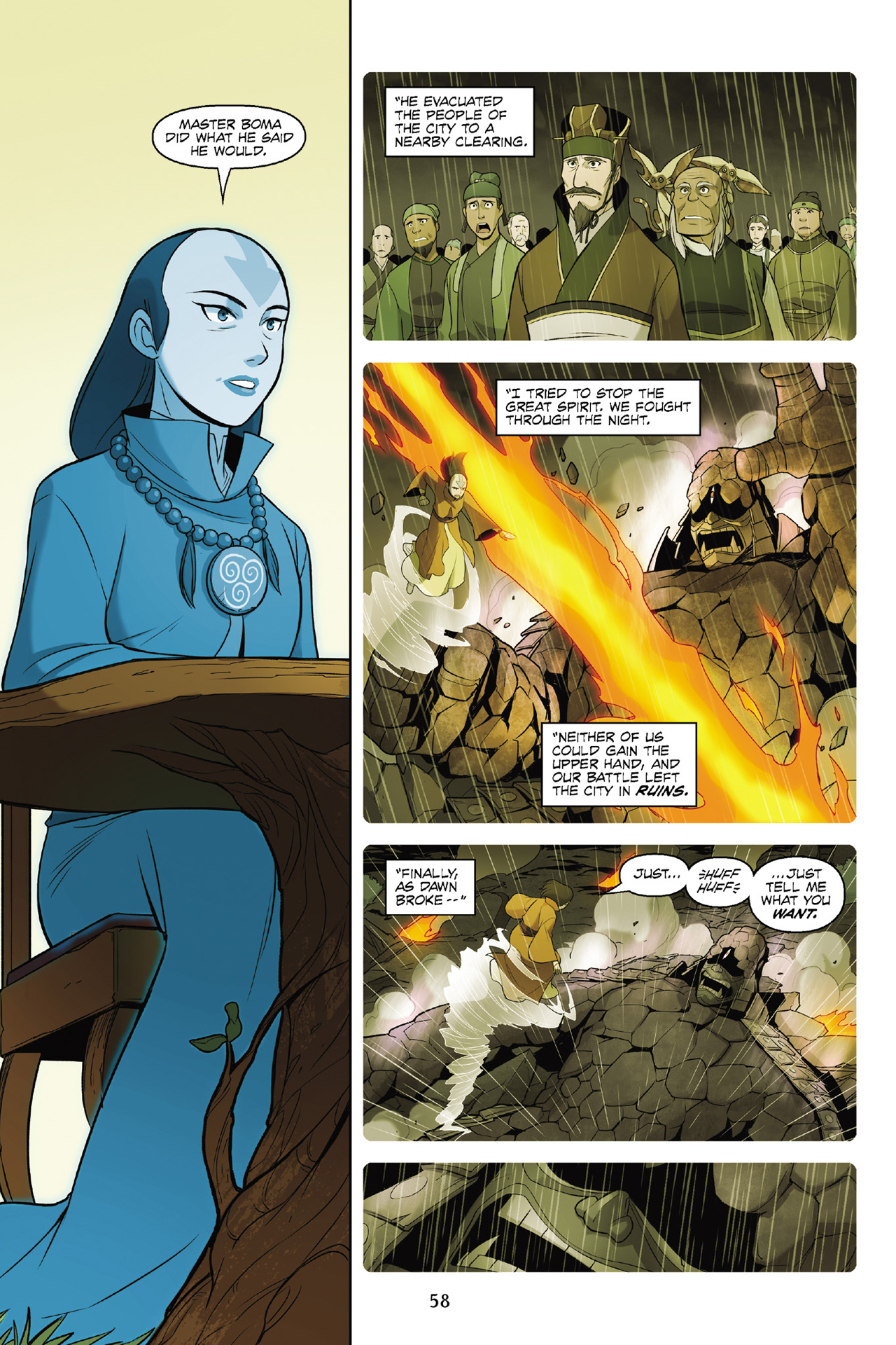 Read online Nickelodeon Avatar: The Last Airbender - The Rift comic -  Issue # Part 2 - 59