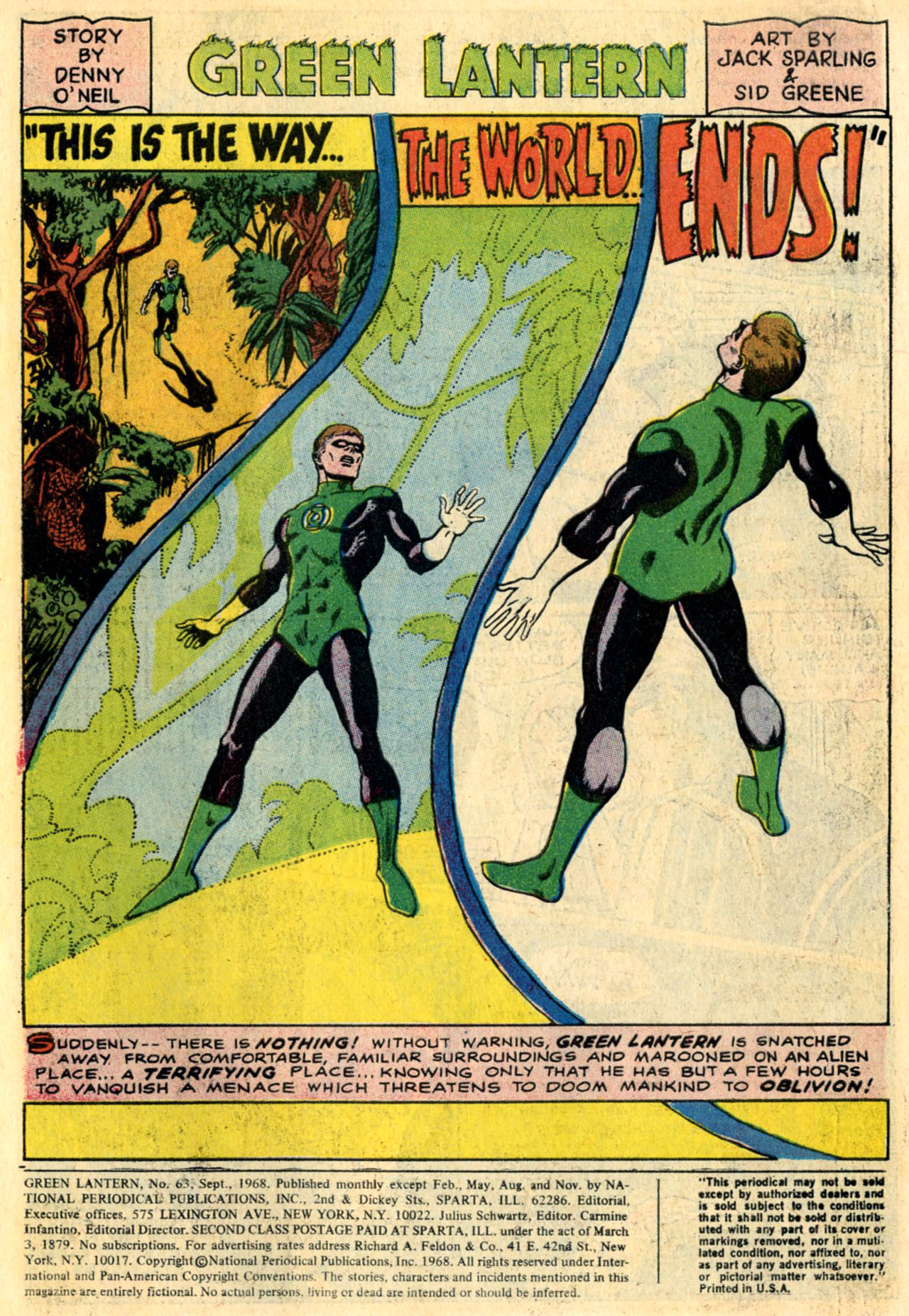 Read online Green Lantern (1960) comic -  Issue #63 - 3