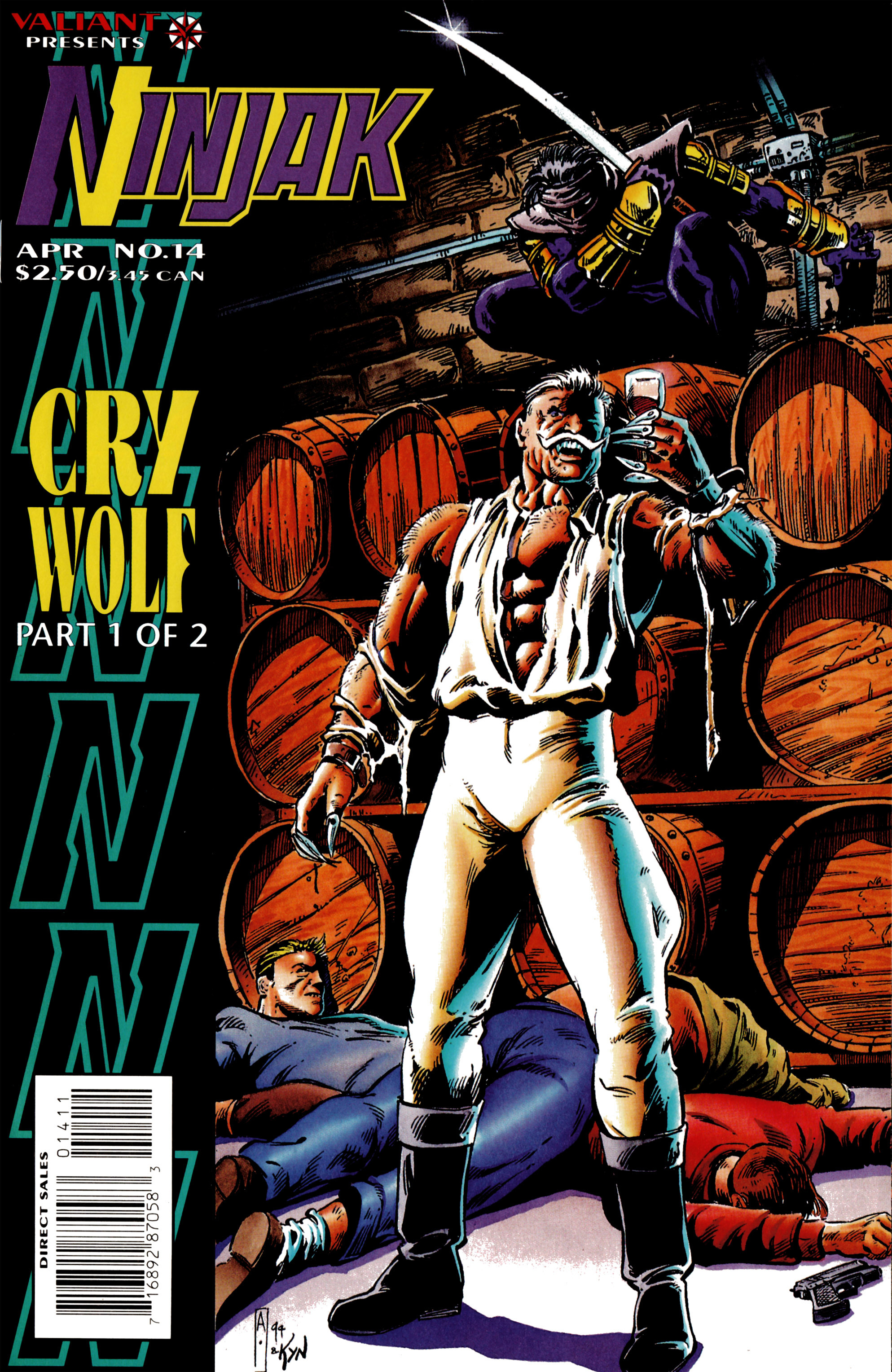 Read online Ninjak (1994) comic -  Issue #14 - 1