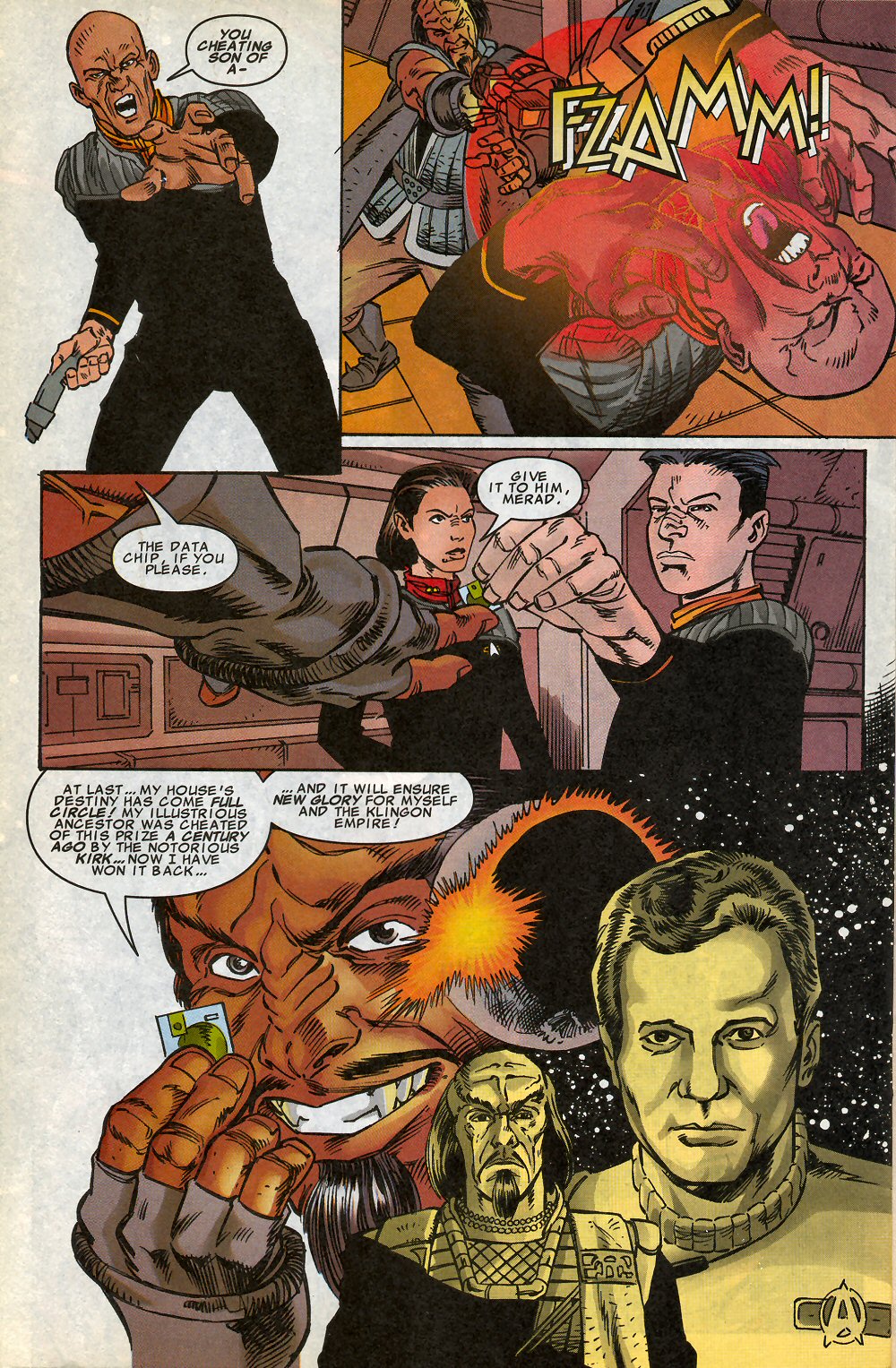 Read online Star Trek: The Next Generation - Riker comic -  Issue # Full - 24