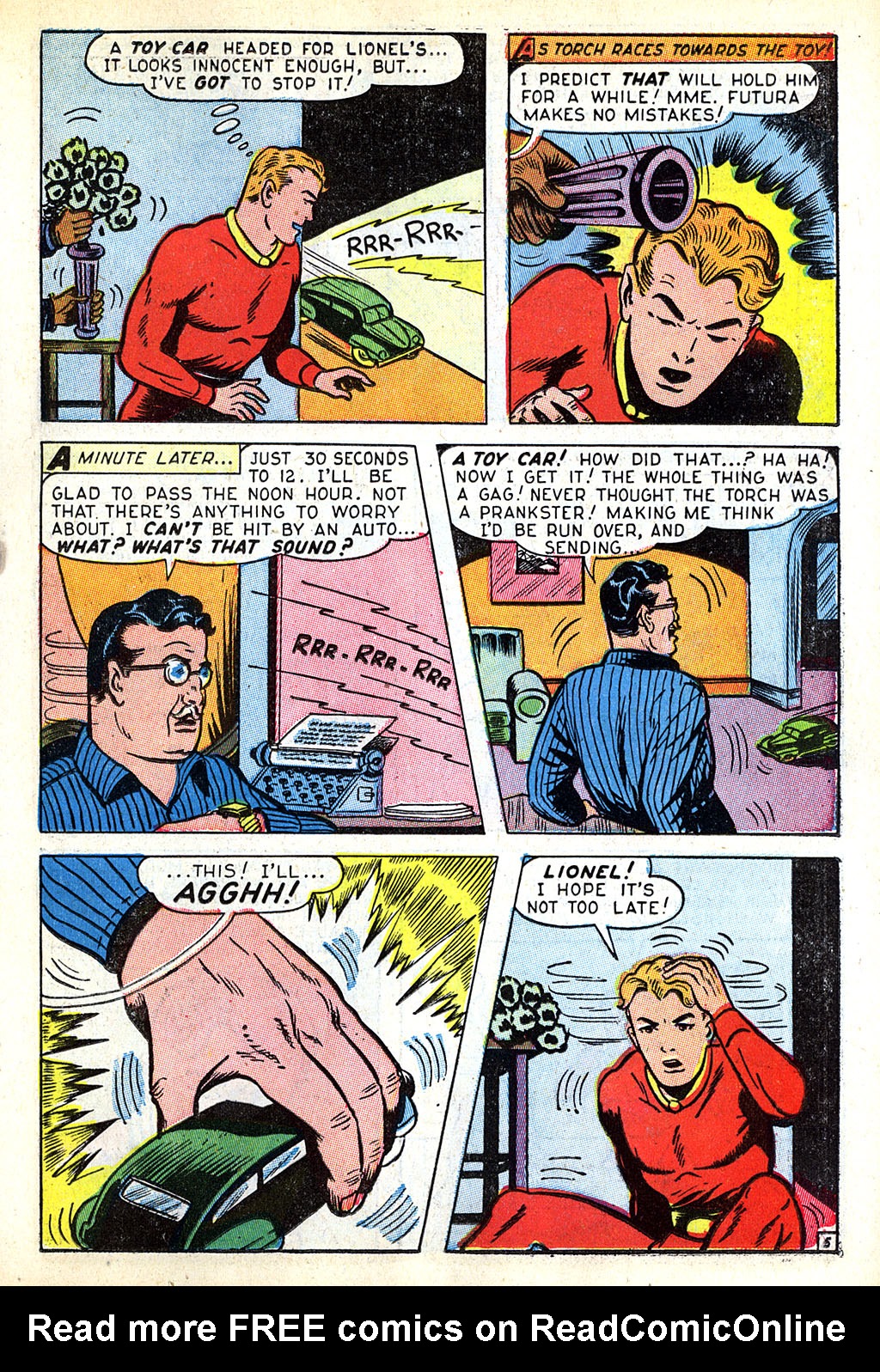 Read online The Human Torch (1940) comic -  Issue #25 - 19