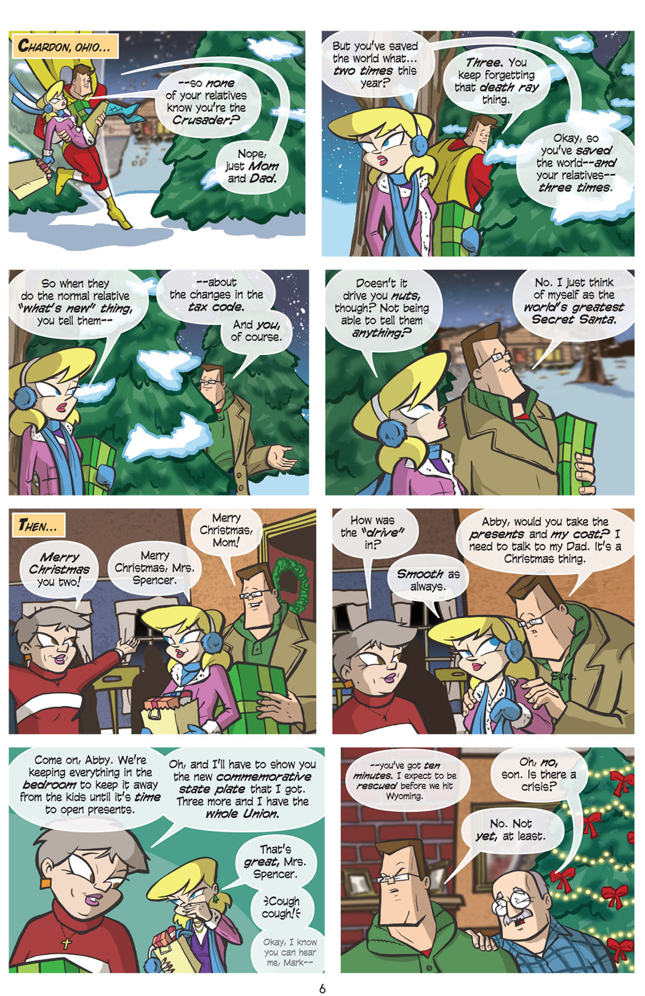 Read online Love and Capes comic -  Issue #7 - 8