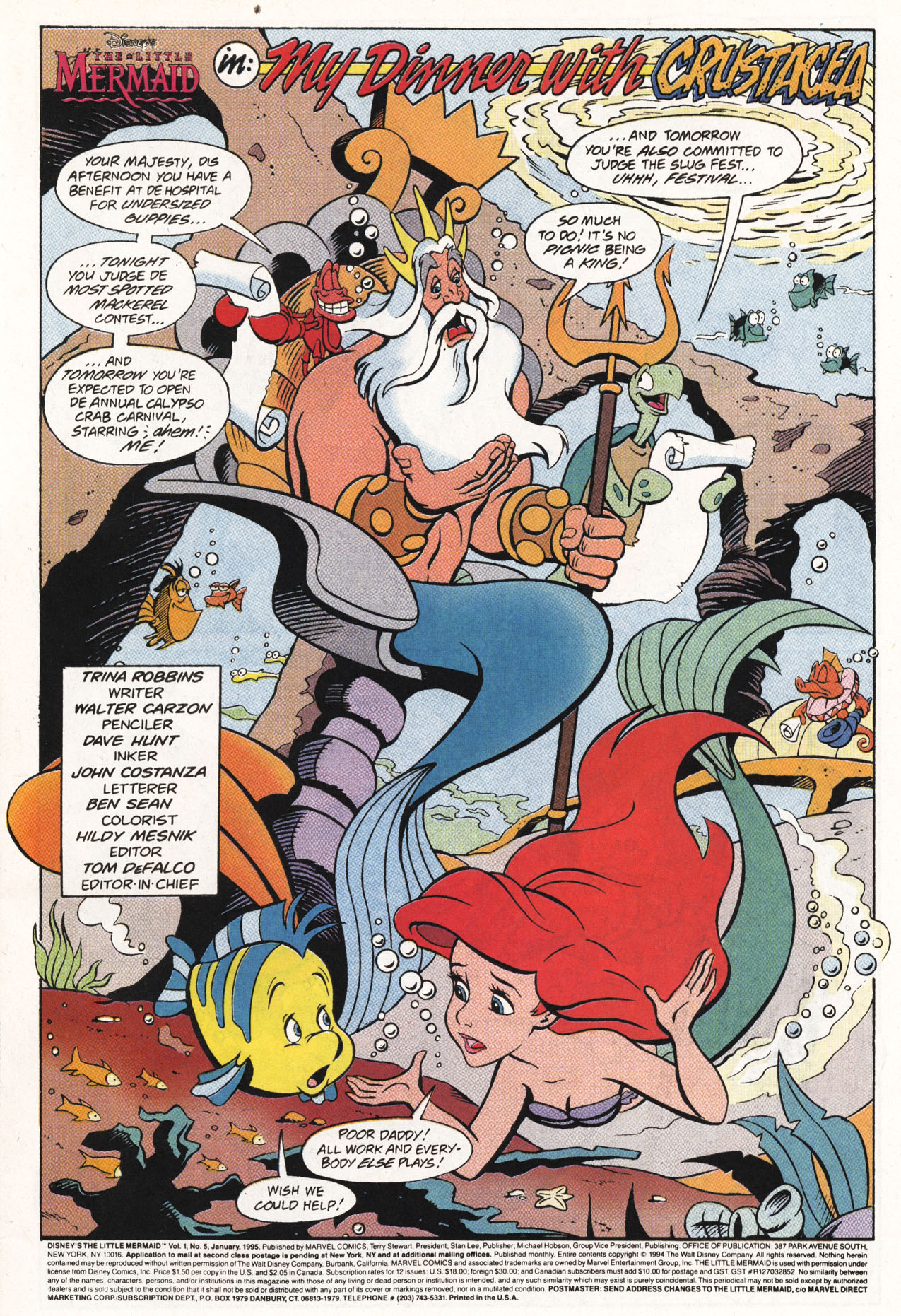 Read online Disney's The Little Mermaid comic -  Issue #5 - 3