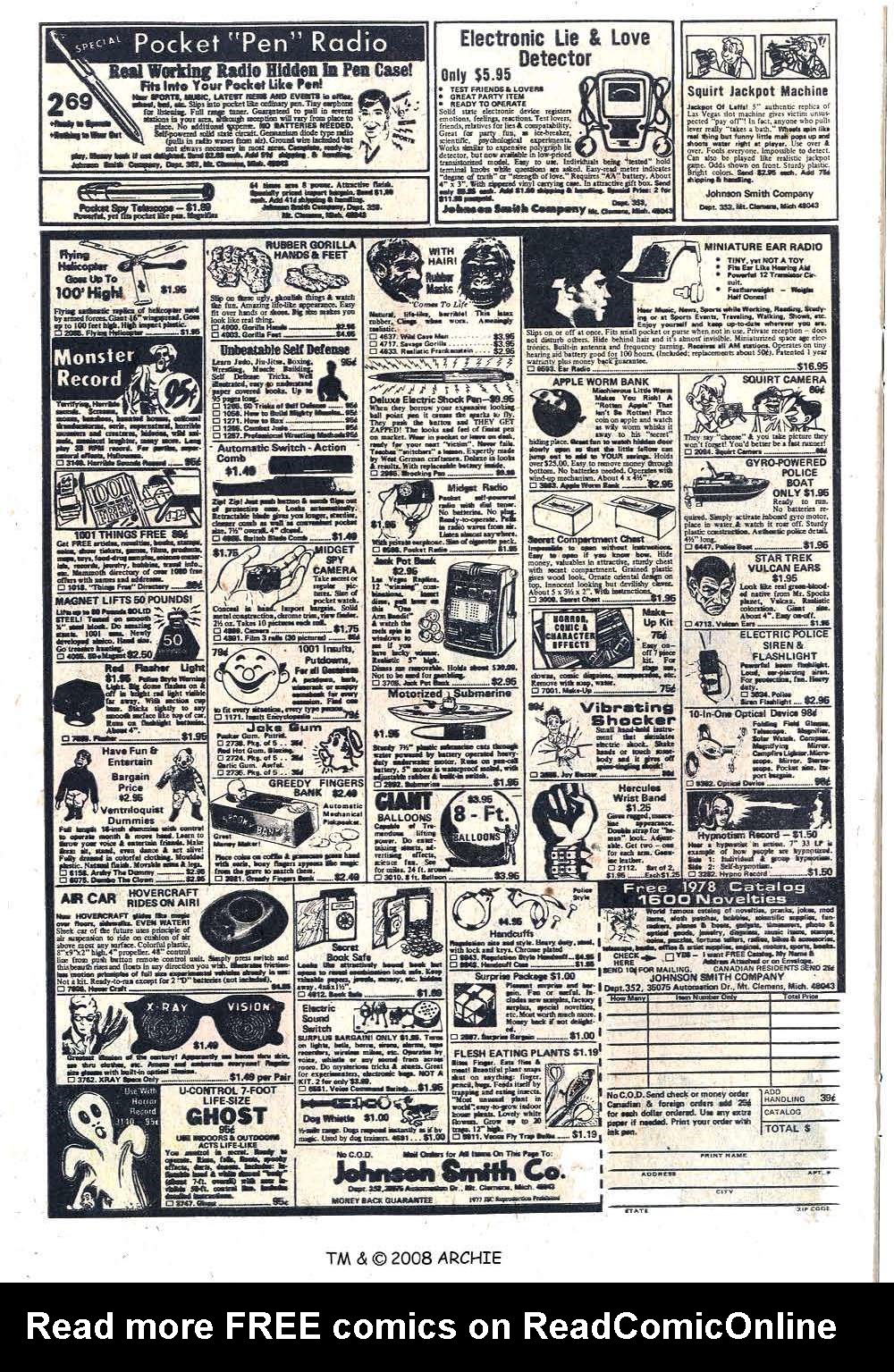 Read online Jughead (1965) comic -  Issue #274 - 34