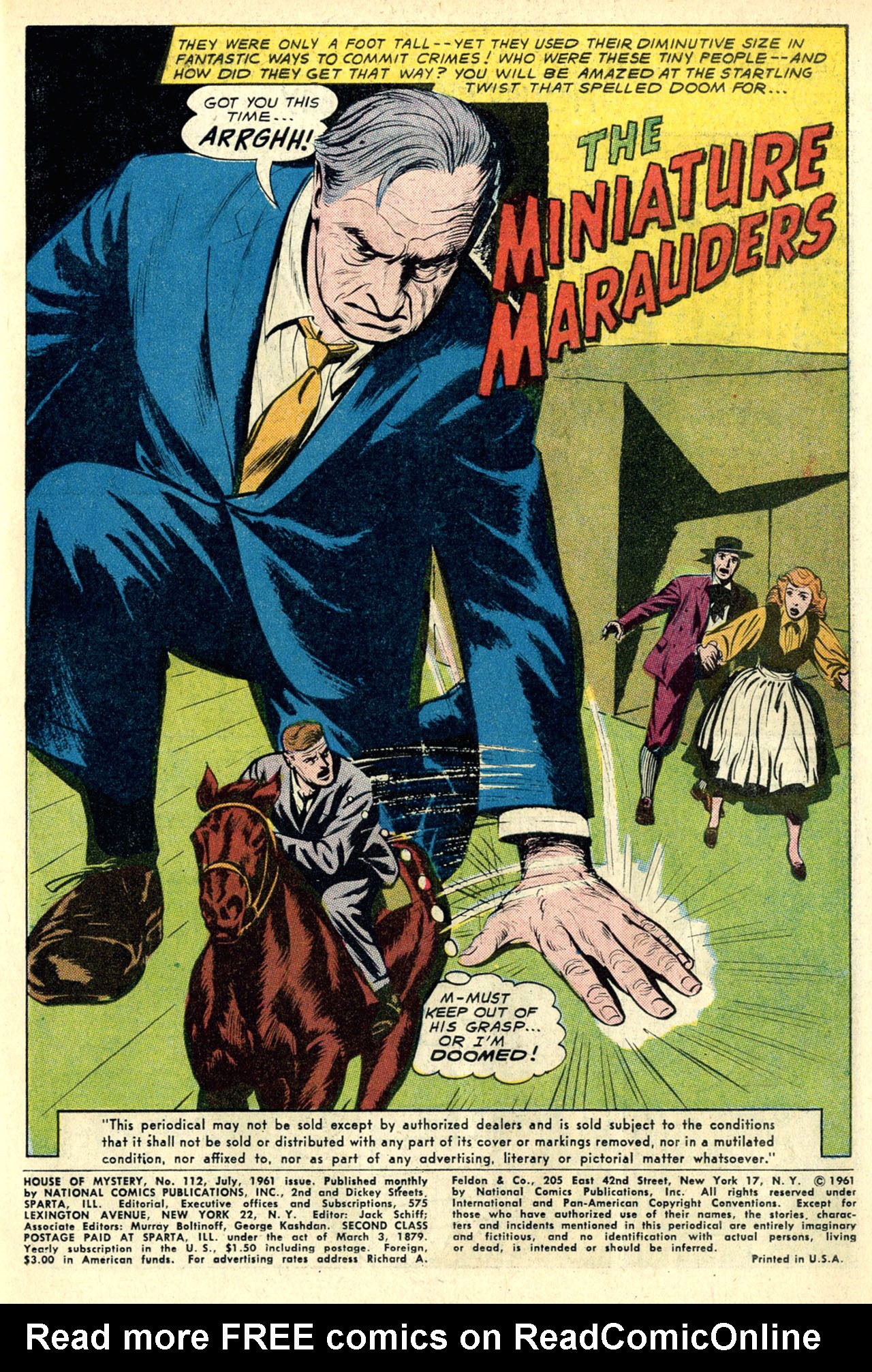 Read online House of Mystery (1951) comic -  Issue #112 - 3
